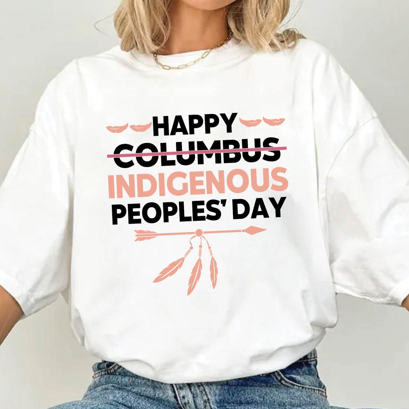 Happy Indigenous People's Day Unisex T-Shirt/T-Shirt V-Neck/Hoodie/Sweatshirt