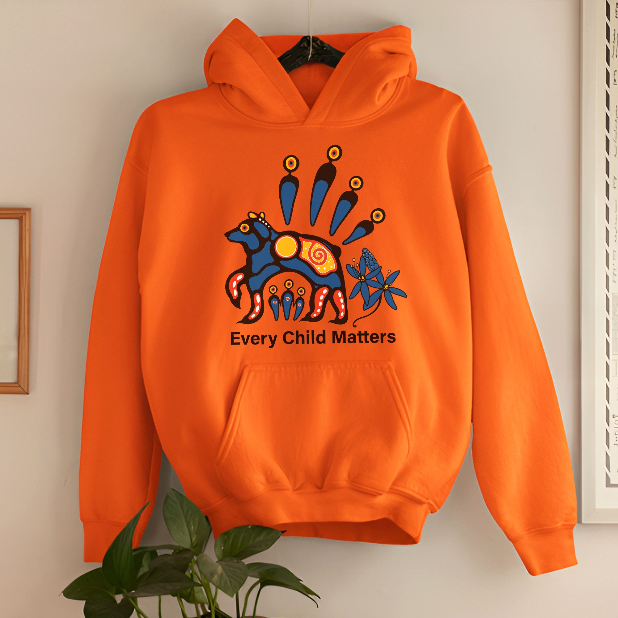 Every Child Matters Indigenous Sacred Bear For Orange Shirt Day Unisex T-shirt/Hoodie/Sweatshirt