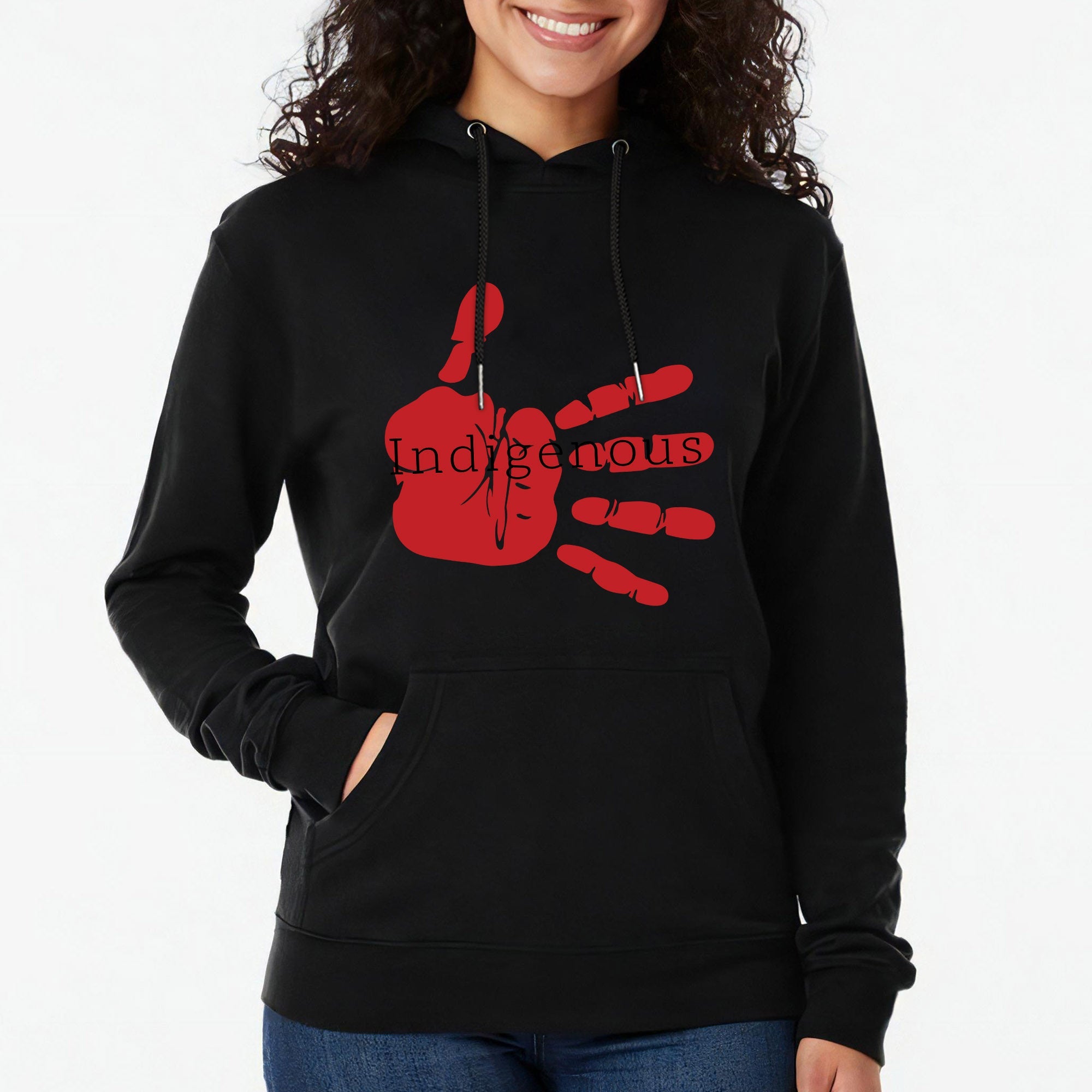 MMIW Indigenous Woman White Hand Unisex T-shirt/Hoodie/Sweatshirt