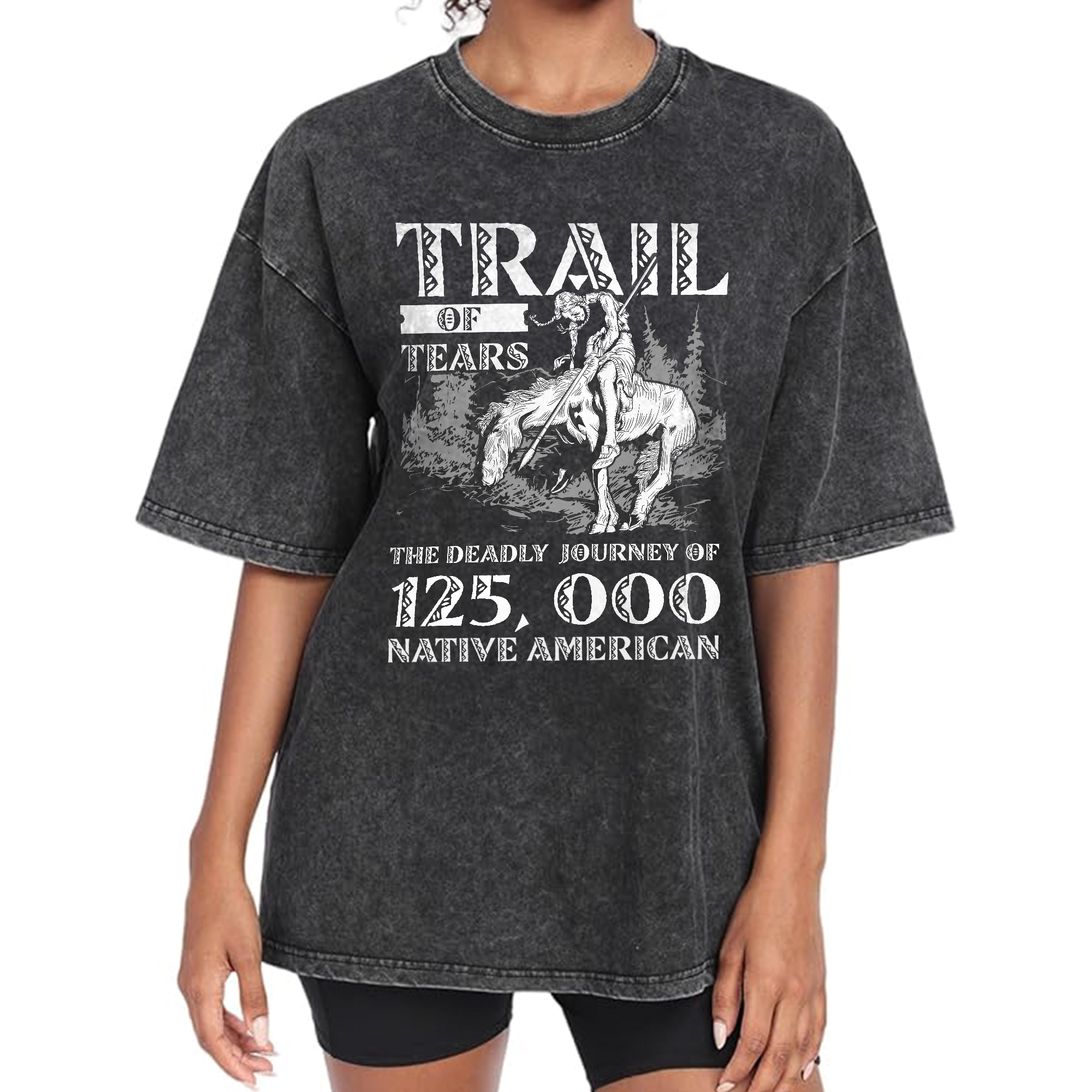 Trail of Tears Unisex Mineral Washed T-Shirt