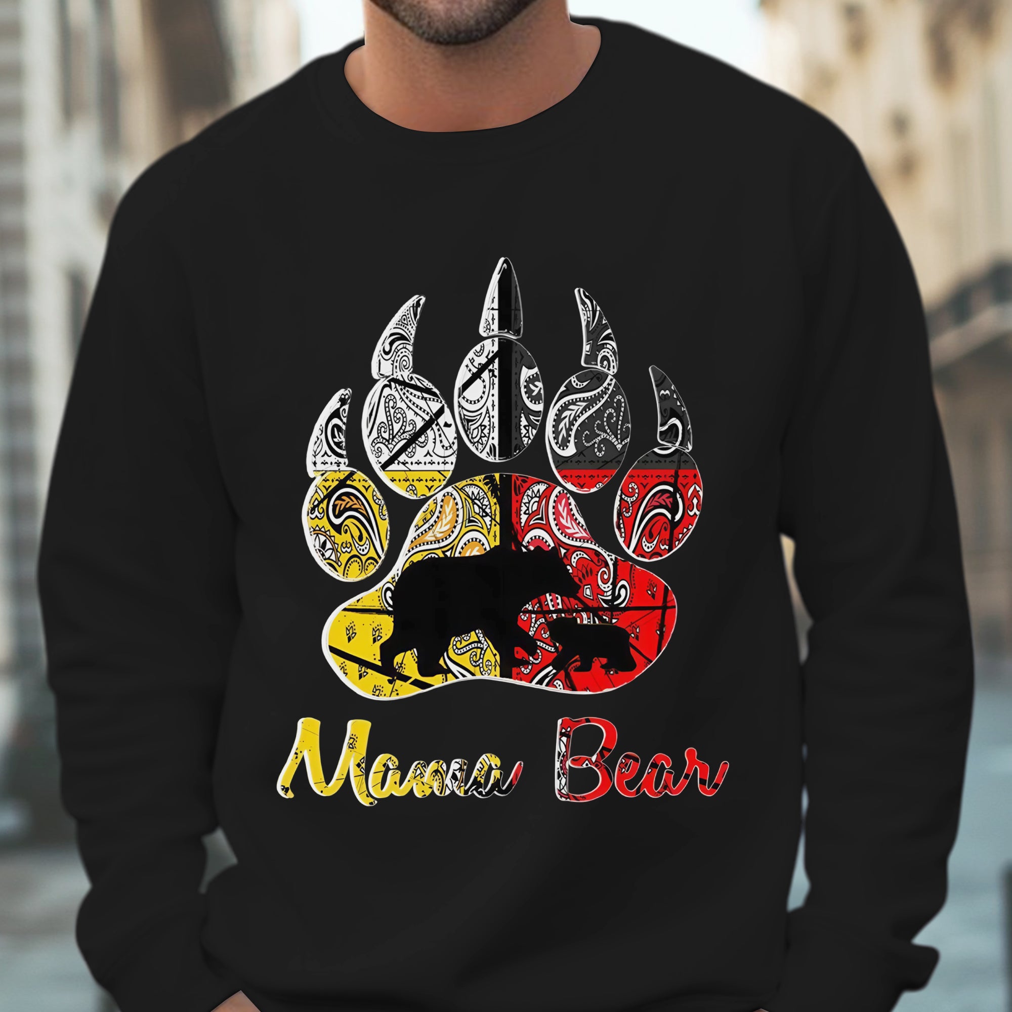 Bear Paw Mama - Unisex T-Shirt/T-Shirt V-Neck/Hoodie/Sweatshirt