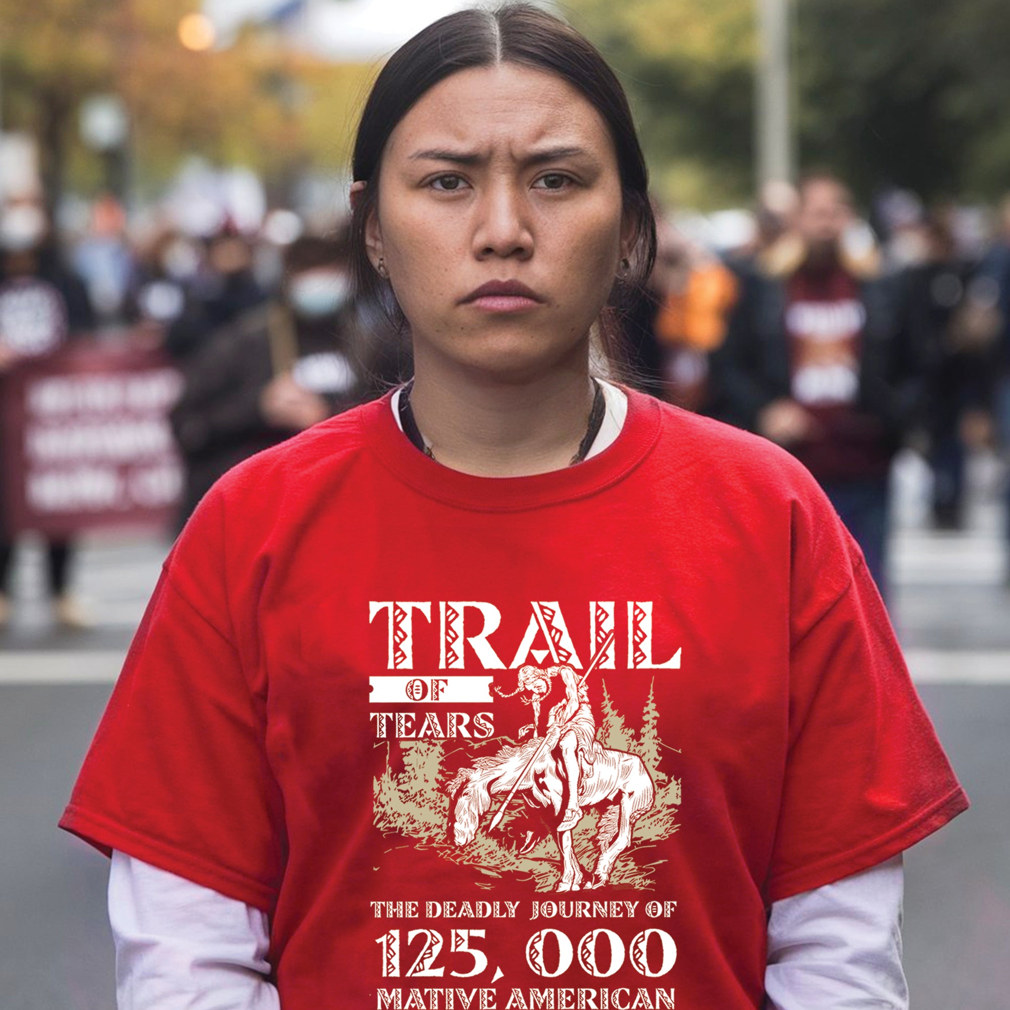 Trail of Tears The Deadly Journey Unisex T-Shirt/T-Shirt V-Neck/Hoodie/Sweatshirt 14