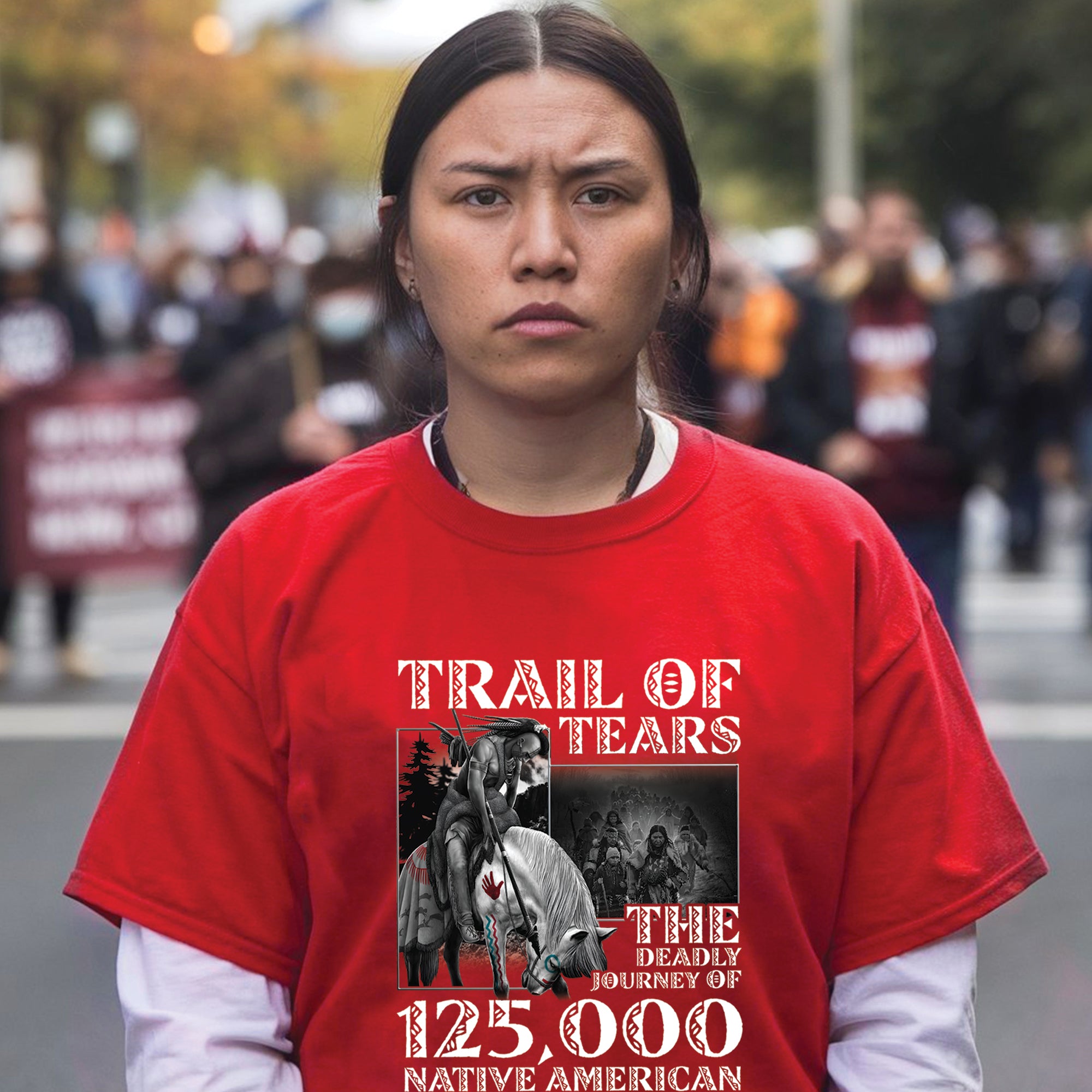Trail of Tears The Deadly Journey Unisex T-Shirt/T-Shirt V-Neck/Hoodie/Sweatshirt 15