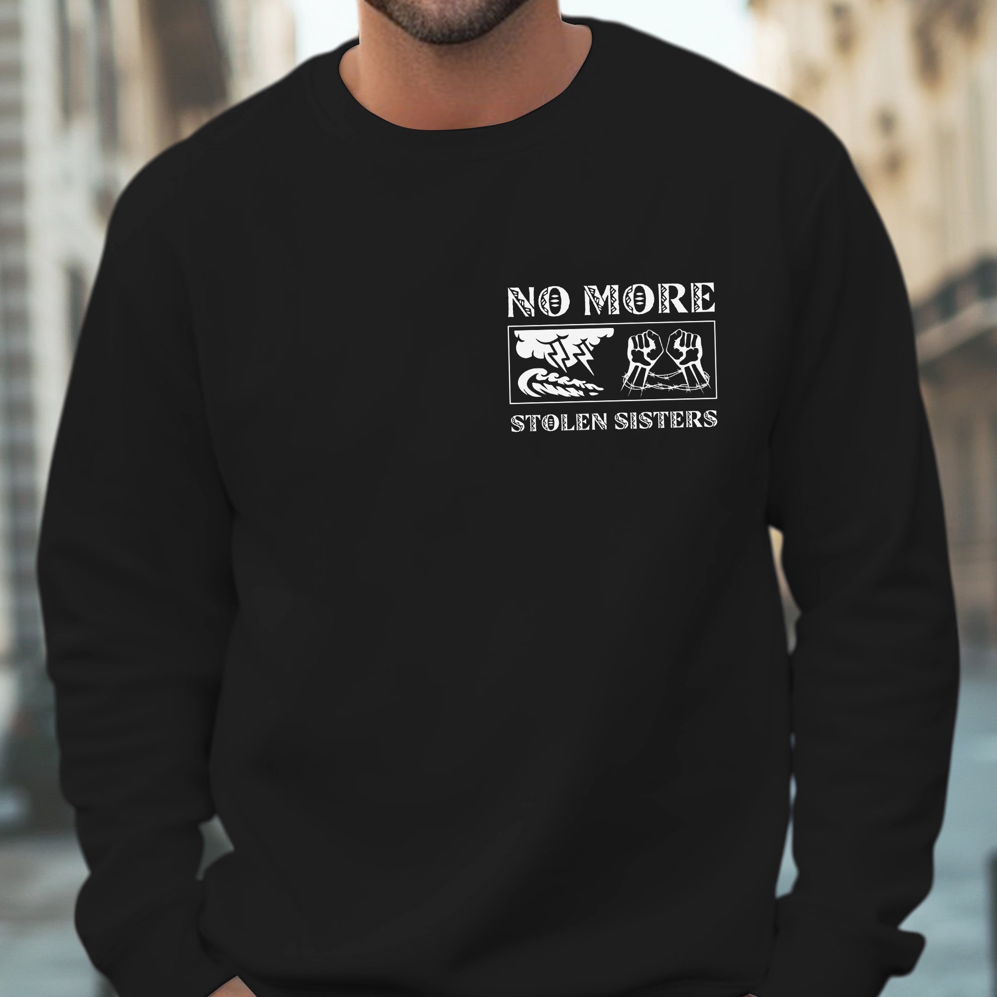 No More Stolen Sisters MMIW - Unisex T-Shirt/T-Shirt V-Neck/Hoodie/Sweatshirt - Two Sides