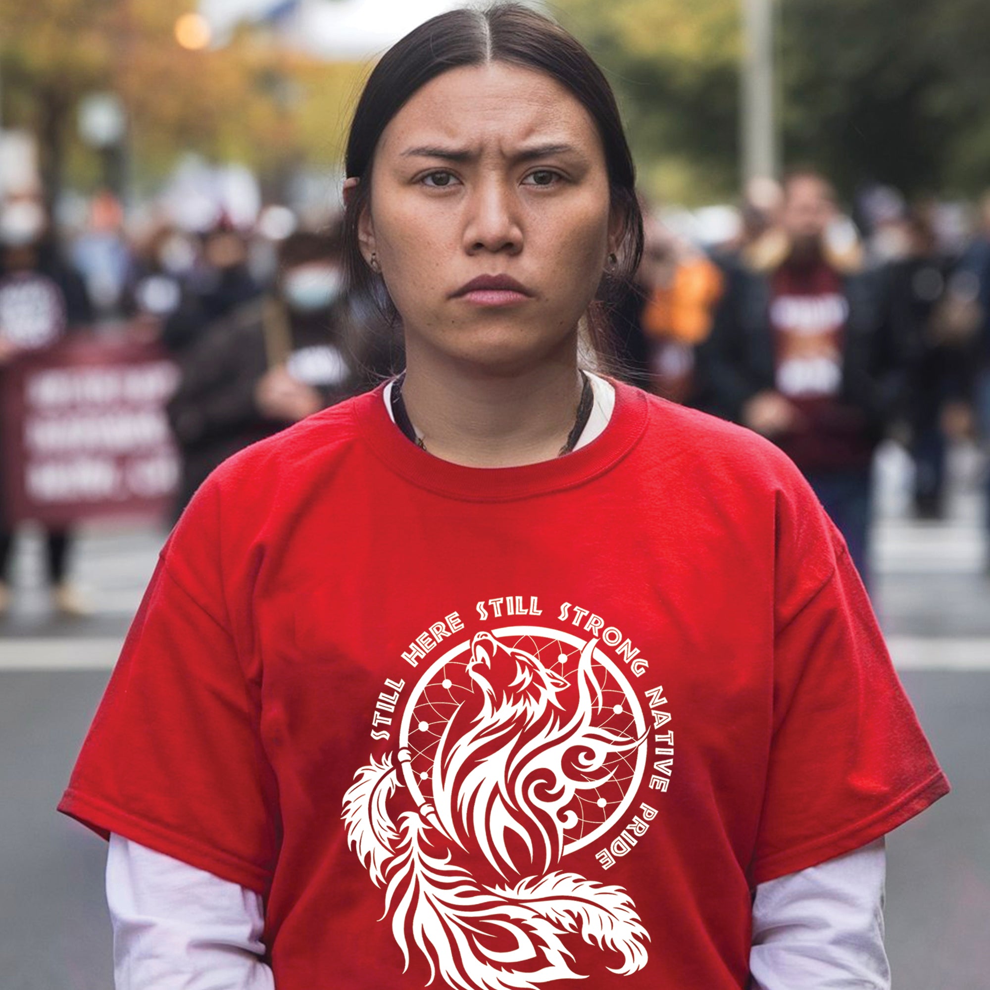 Still Here Still Strong Native Pride Unisex T-Shirt/T-Shirt V-Neck/Hoodie/Sweatshirt