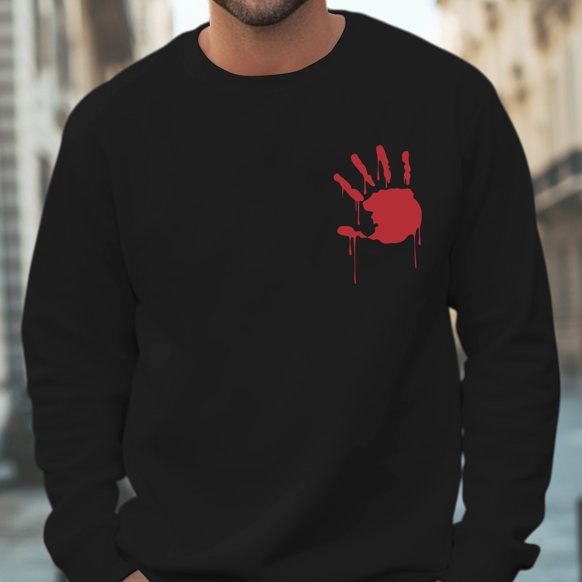 Protect Indigenous Women Red Hand- Unisex T-Shirt/T-Shirt V-Neck/Hoodie/Sweatshirt-Two Sides