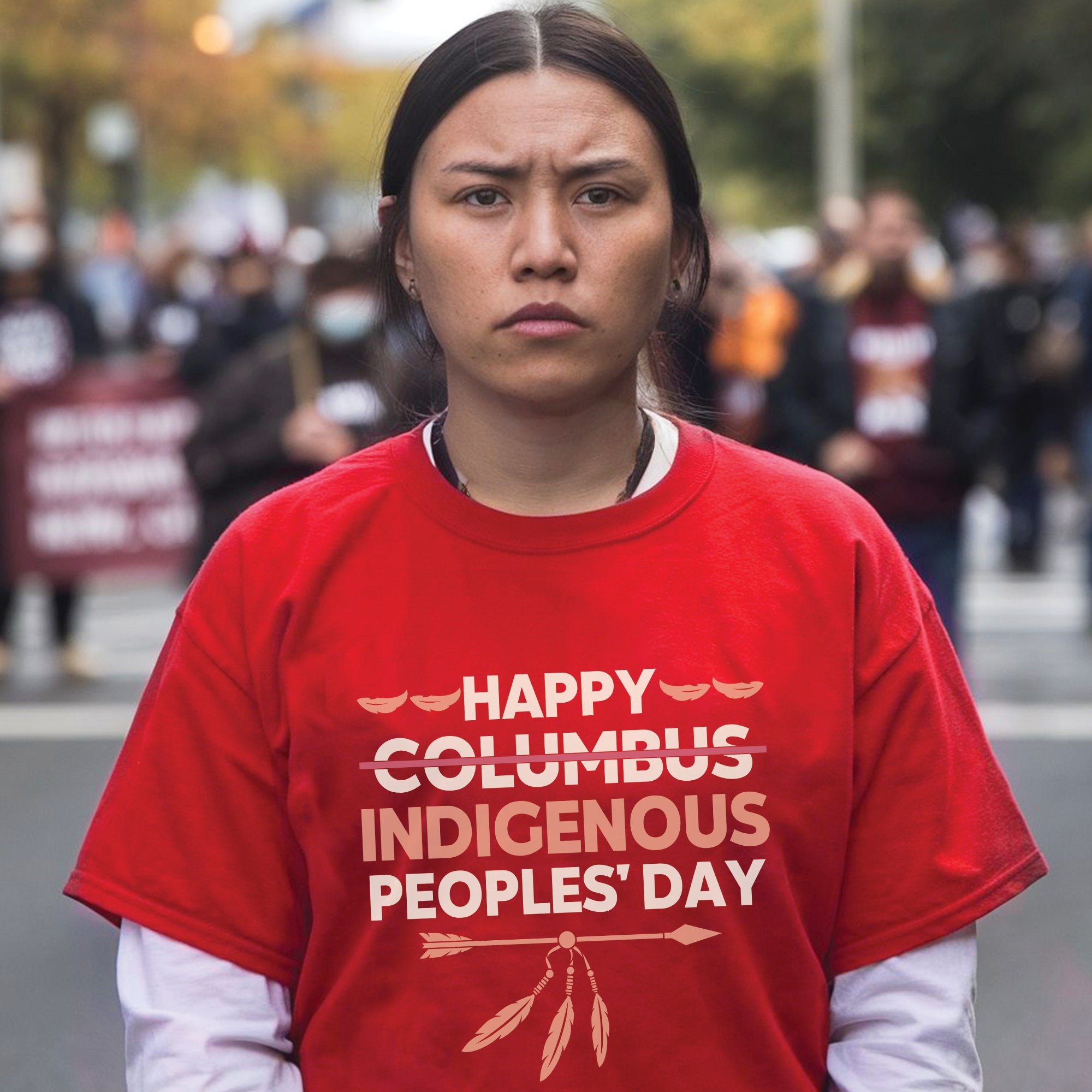 Happy Indigenous People's Day Unisex T-Shirt/T-Shirt V-Neck/Hoodie/Sweatshirt