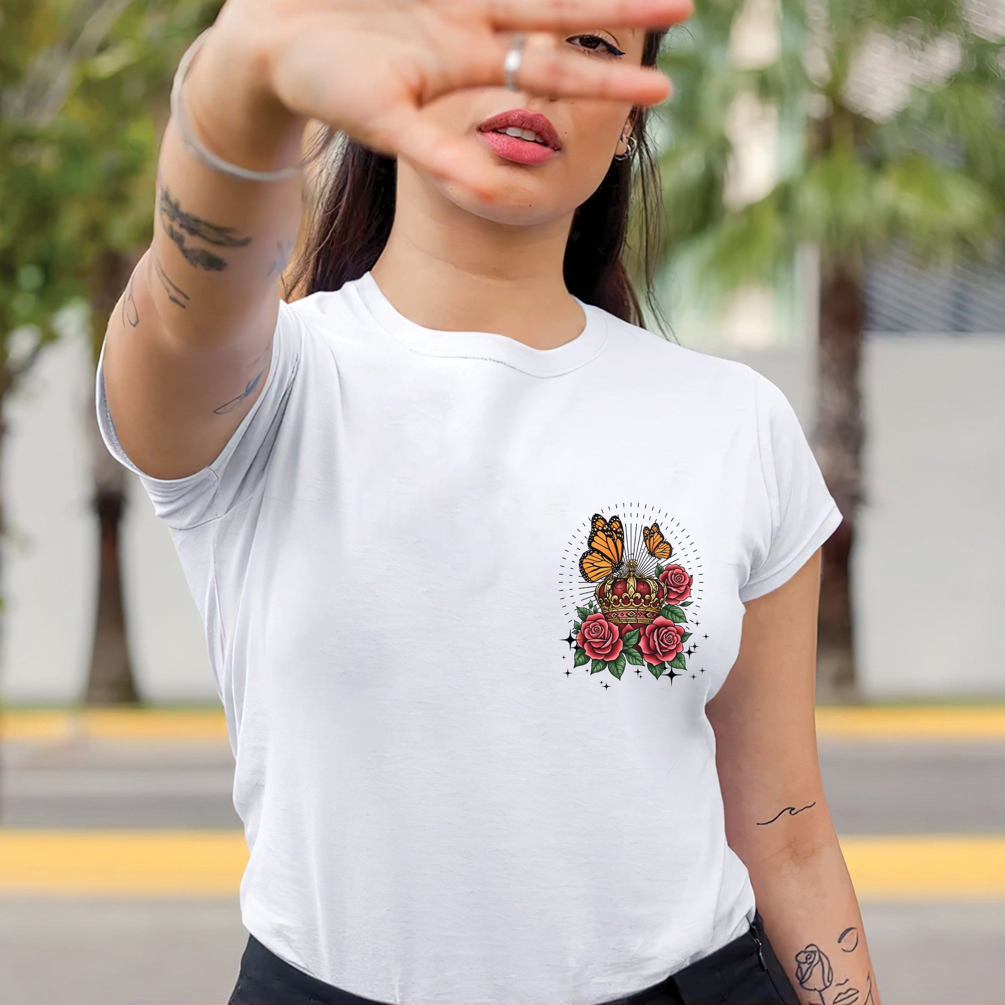 [Two Sides] No Kings - No One Is Illegal On Stolen Land Unisex T-Shirt/T-Shirt V-Neck/Hoodie/Sweatshirt - Two Sides