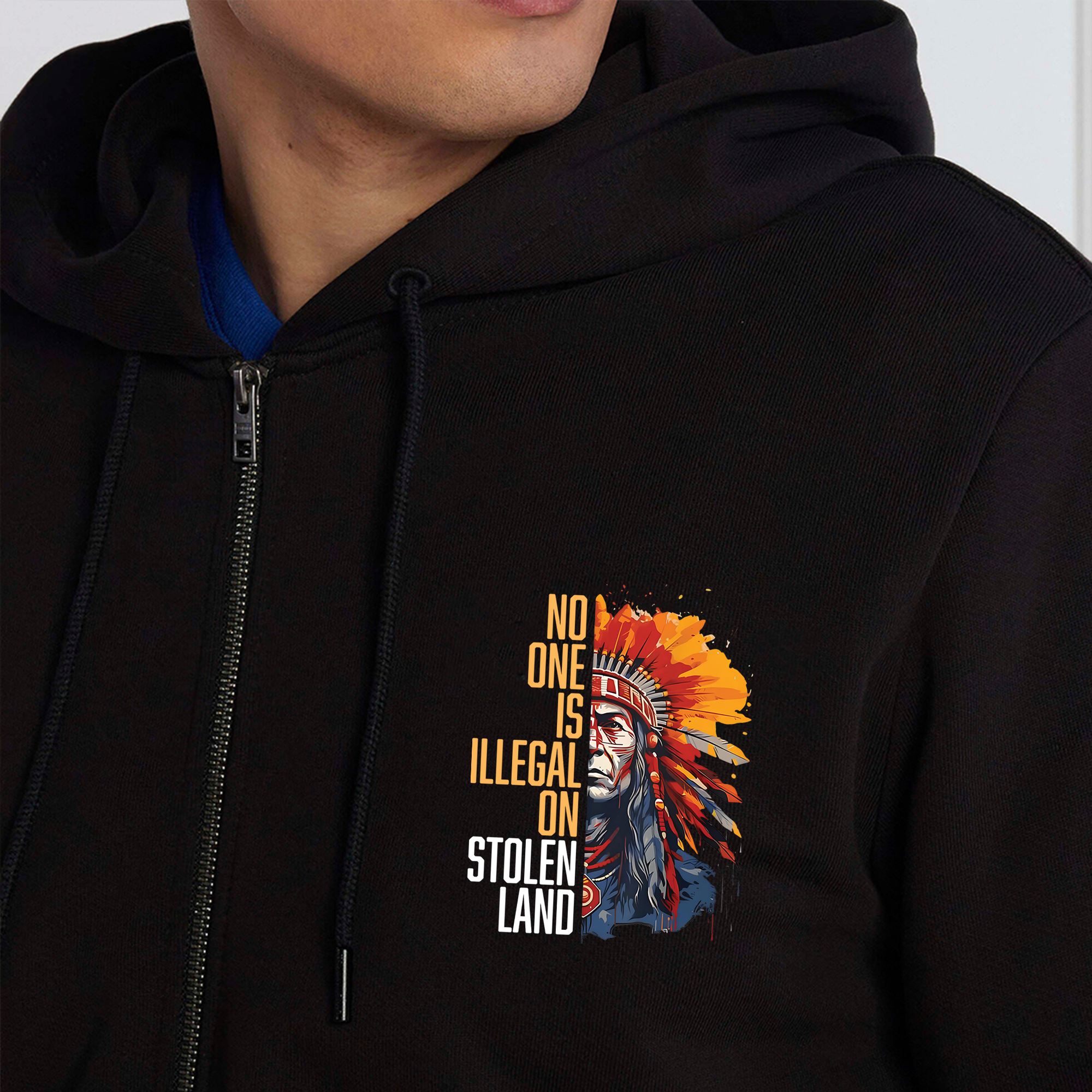 [Two Sides] No One Is Illegal On Stolen Land Unisex Tank Top/Long Sleeve/Hoodie Zip