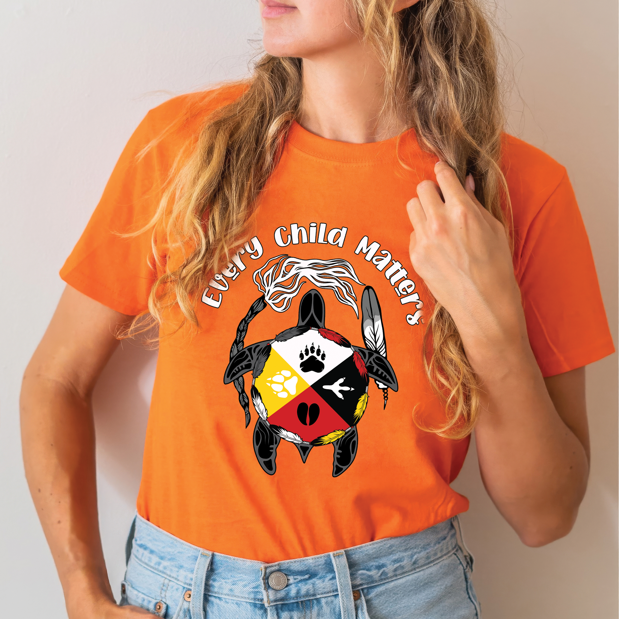 Sacred Circle of Healing – For Orange Shirt Day Unisex T-Shirt/Hoodie/Sweatshirt 143