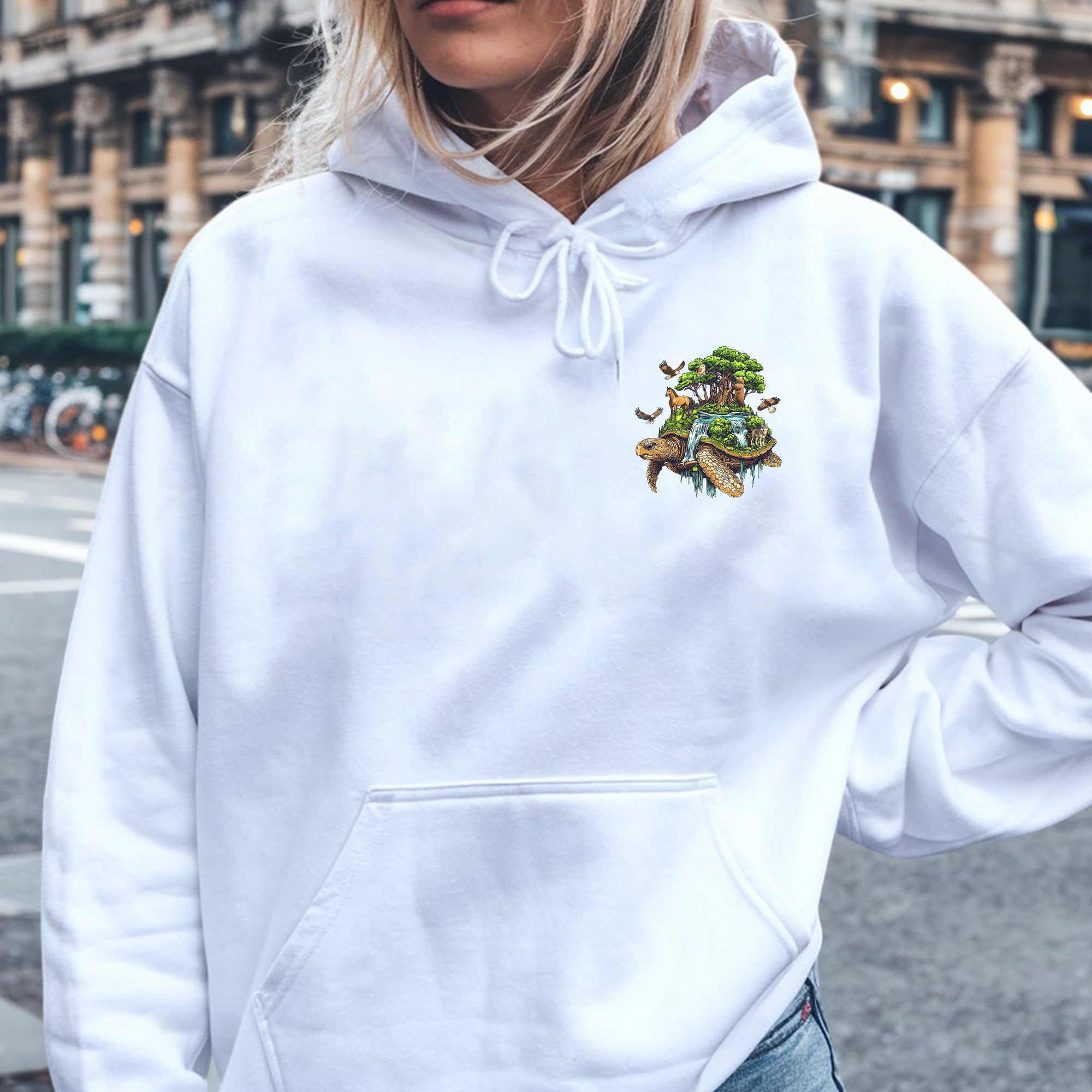 [Two Sides] No One Is Illegal On Stolen Land. We Walk On Native Land Style 4 - Two Sides Unisex T-Shirt/T-Shirt V-Neck/Hoodie/Sweatshirt