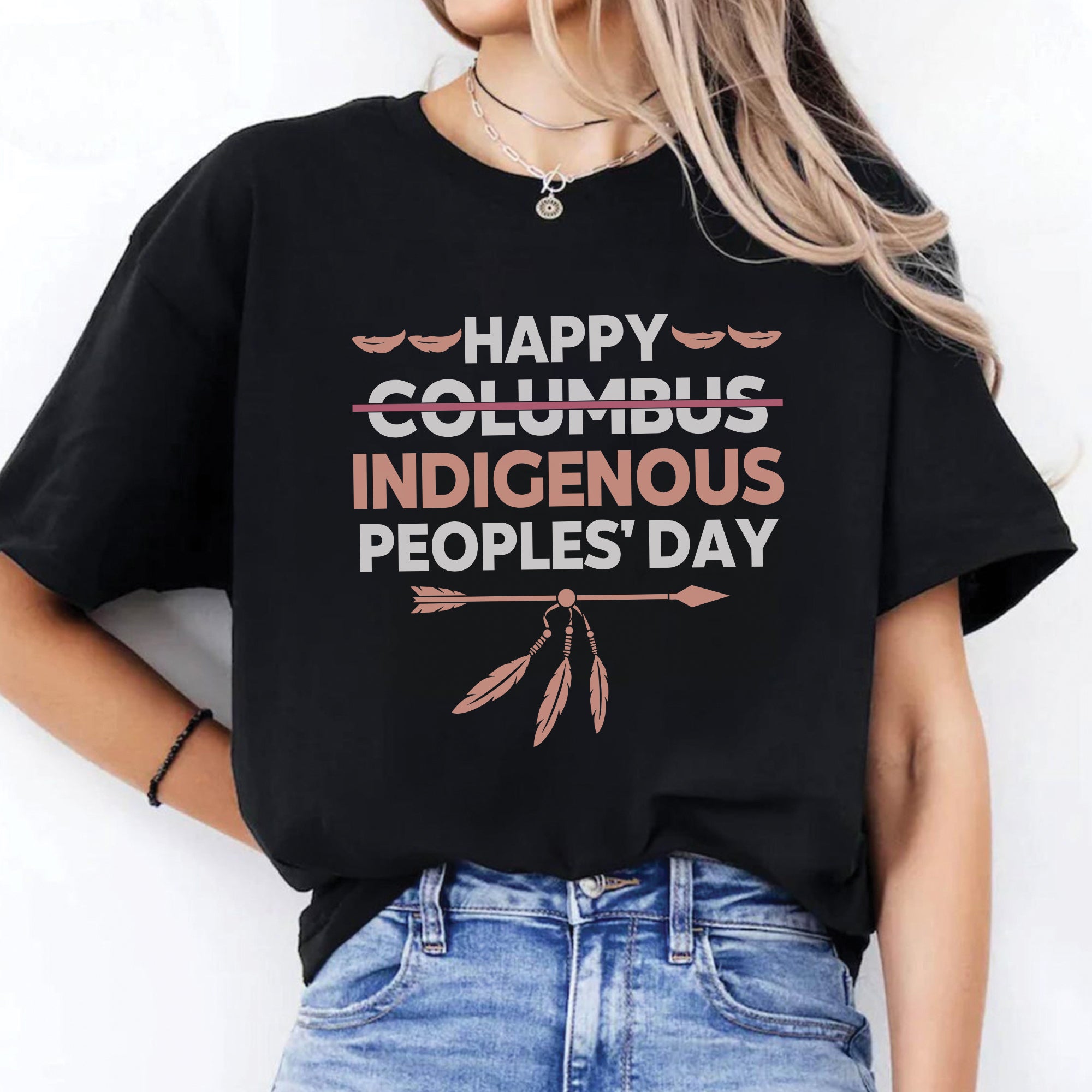 Happy Indigenous People's Day Unisex T-Shirt/T-Shirt V-Neck/Hoodie/Sweatshirt