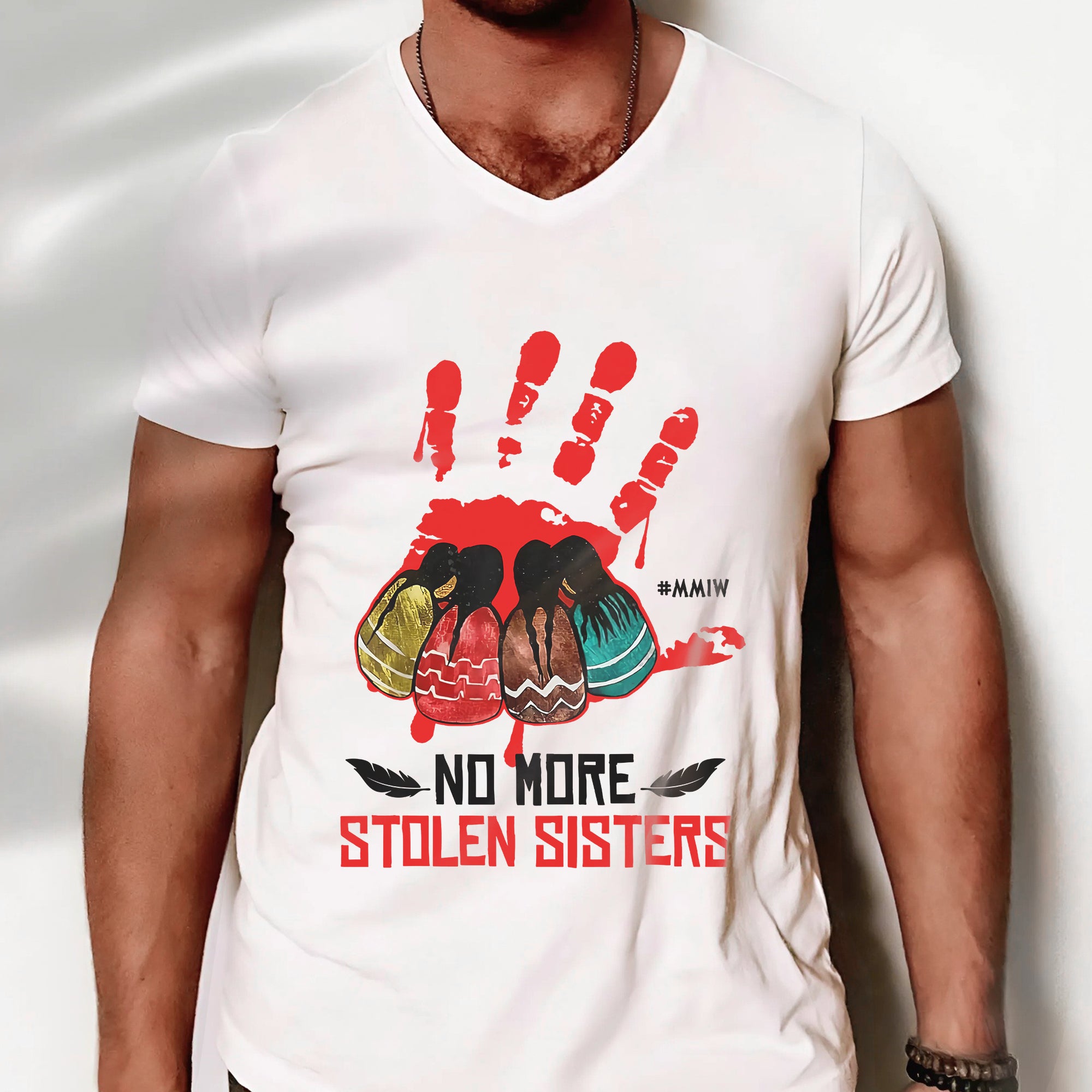 No More Stolen Sisters WC36 - Unisex T-Shirt/T-Shirt V-Neck/Hoodie/Sweatshirt
