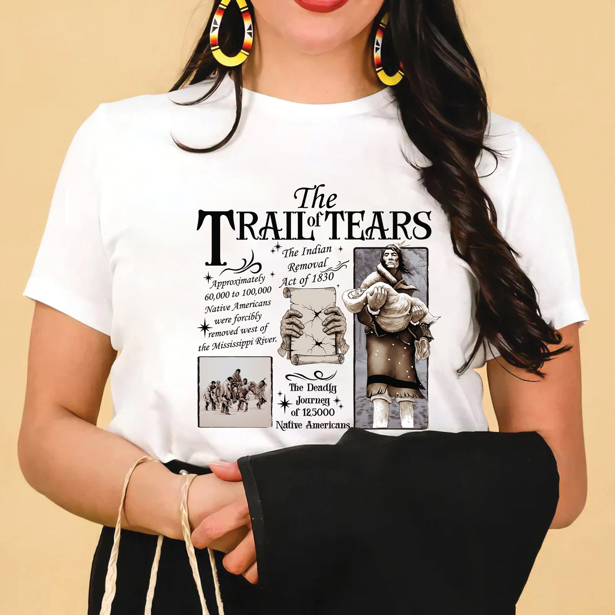 Trail of Tears – The Legacy of Resilience Unisex T-Shirt/T-Shirt V-Neck/Hoodie/Sweatshirt
