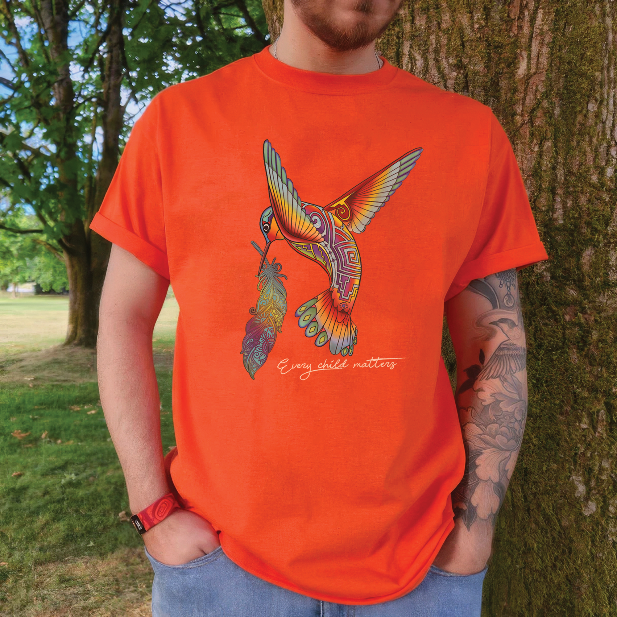 Wings of Hope, Feathers of Freedom - For Every Child Matters Unisex T-Shirt/Hoodie/Sweatshirt 171