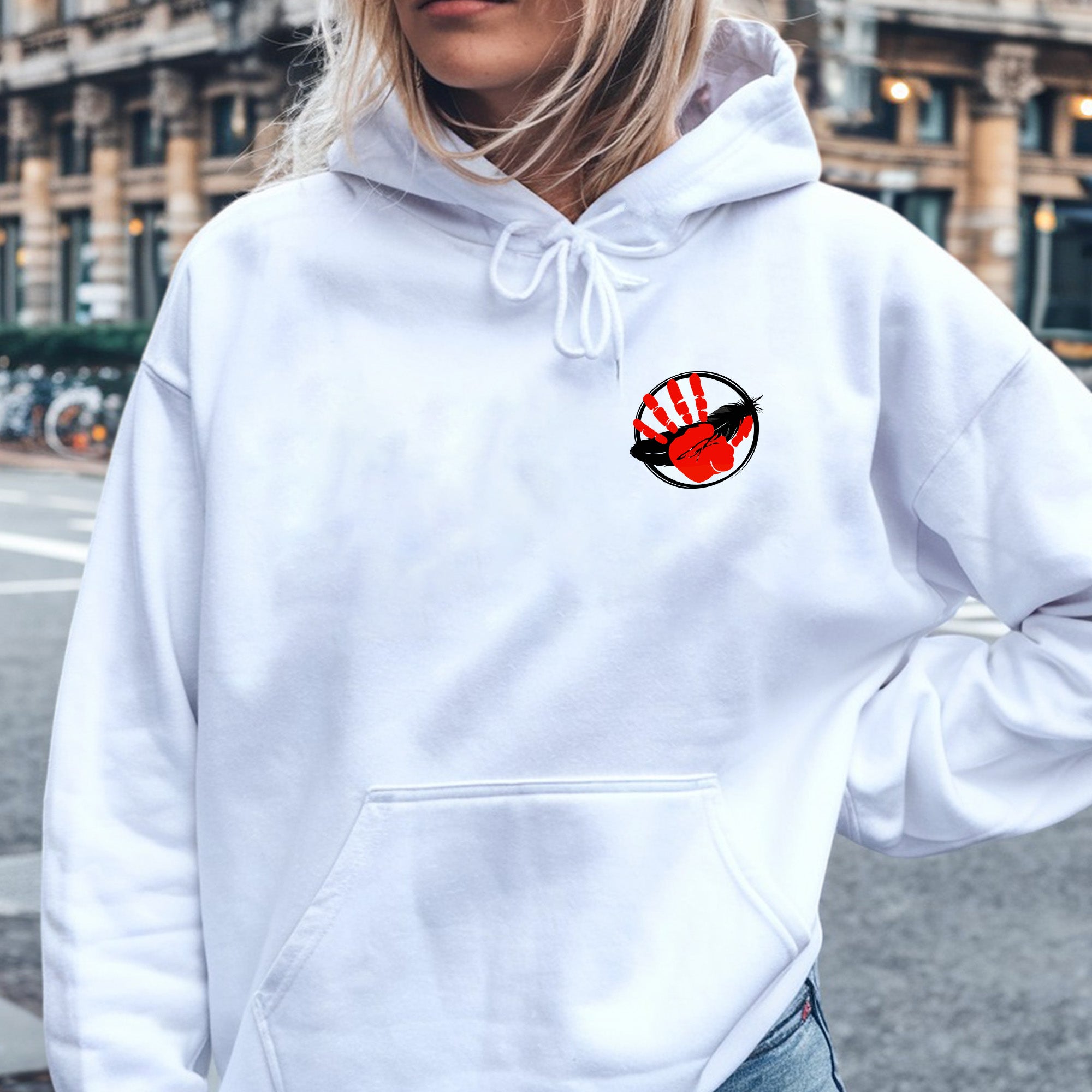 No More Stolen Sisters MMIW Native Women Awareness Unisex T-shirt/T-shirt V-Neck/Hoodie/Sweatshirt-Two Sides