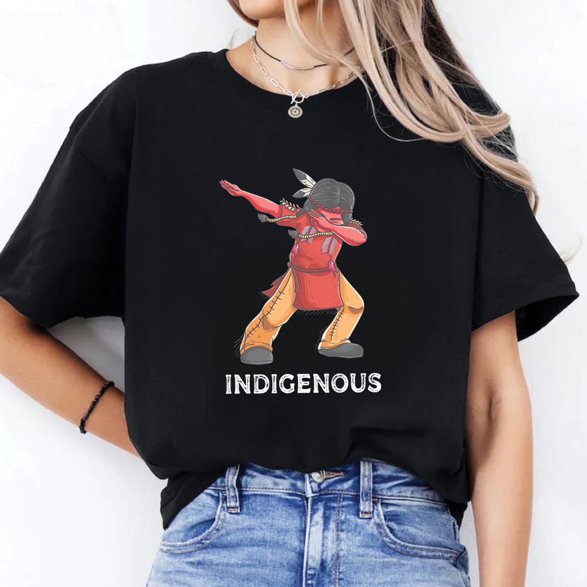 Indigenous Pride Dab Pose Unisex T-Shirt/T-Shirt V-Neck/Hoodie/Sweatshirt