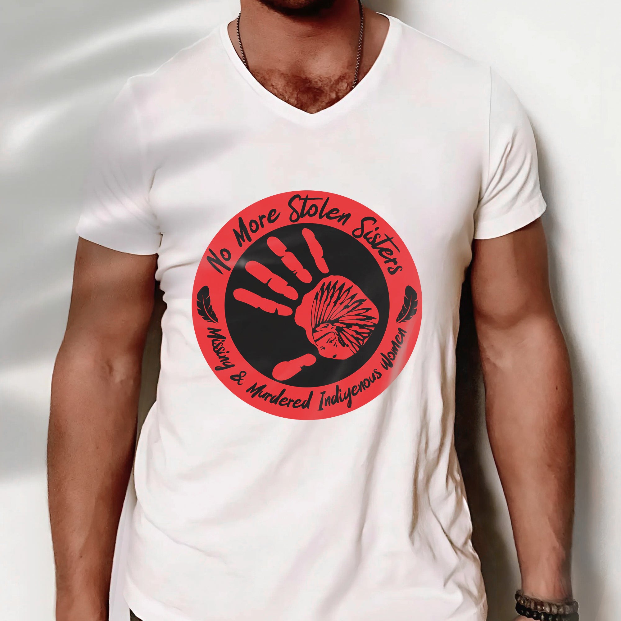 No More Stolen Sister - Missing and Murdered Indigenous Women WC26 - Unisex T-Shirt/T-Shirt V-Neck/Hoodie/Sweatshirt