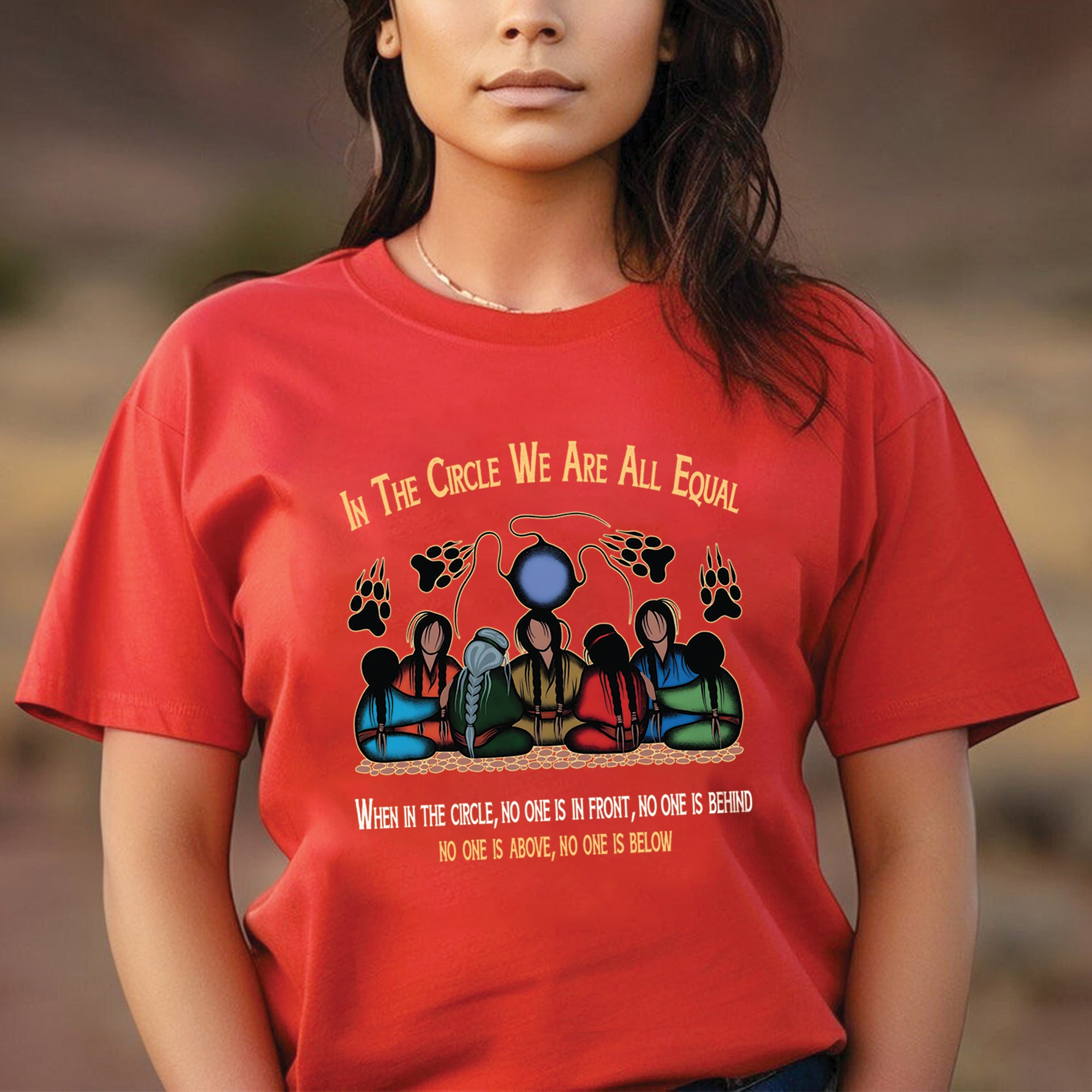 In The Circle We Are All Equal Unisex T-Shirt/T-Shirt V-Neck/Hoodie/Sweatshirt