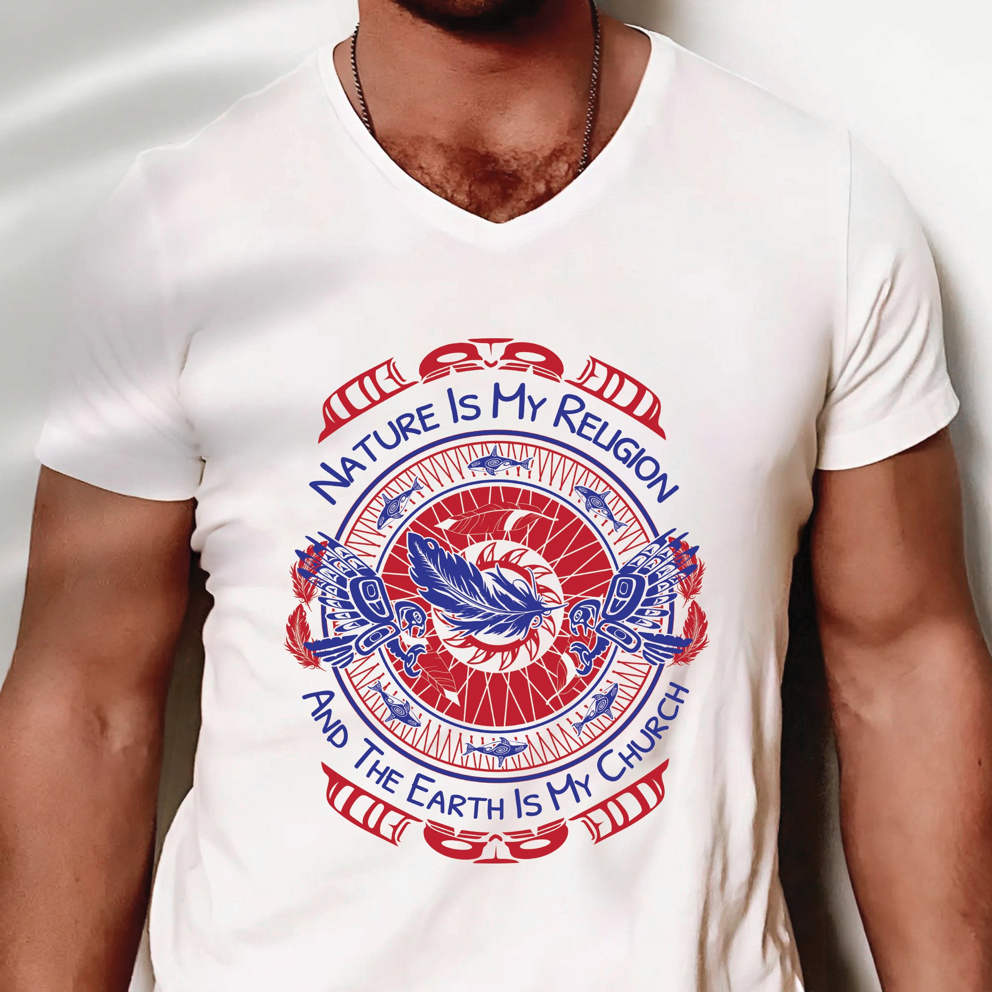 Nature Is My Religion And The Earth Is My Church Unisex T-Shirt/T-Shirt V-Neck/Hoodie/Sweatshirt - N65