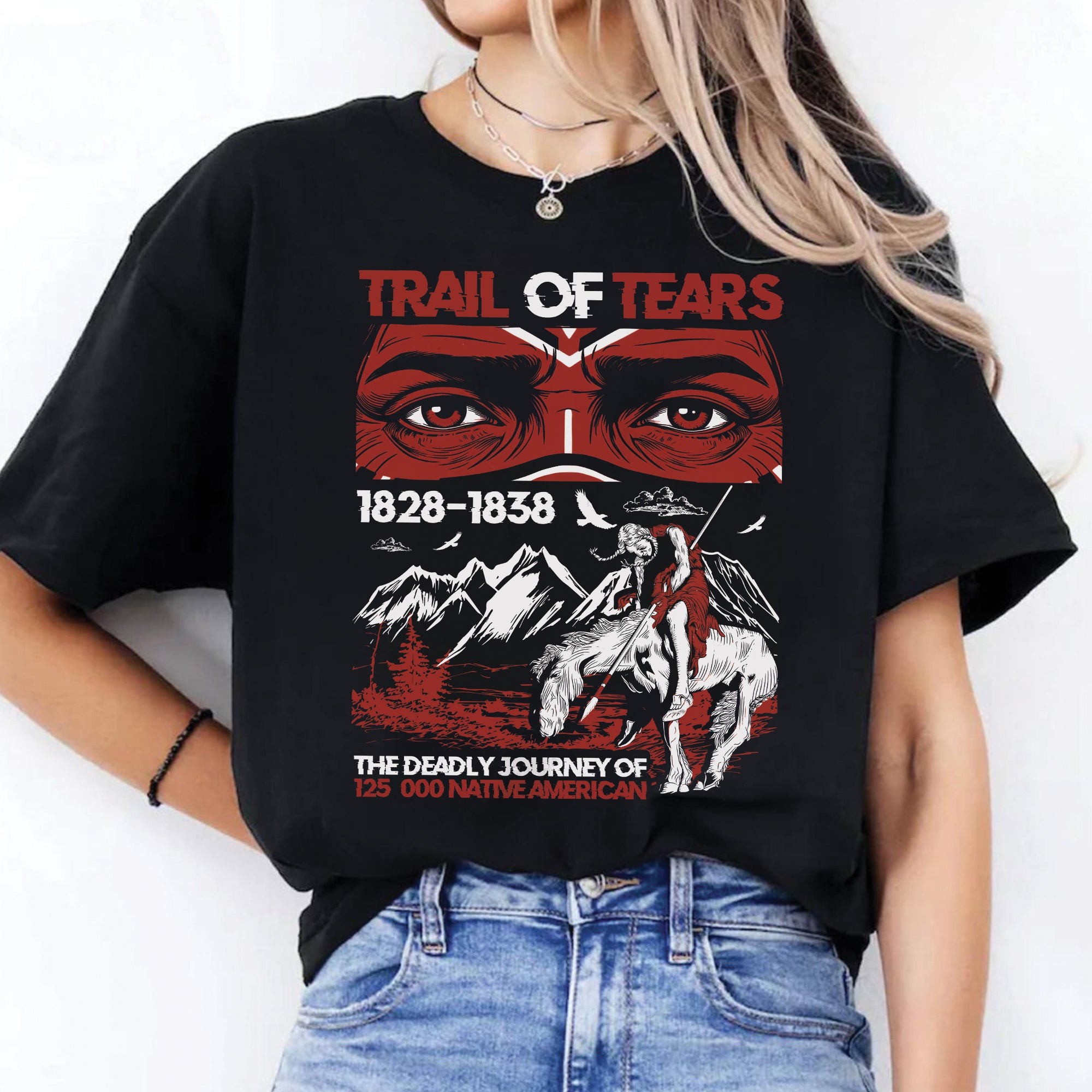 Trail of Tears The Deadly Journey 1928 - 1938 Unisex T-Shirt/T-Shirt V-Neck/Hoodie/Sweatshirt