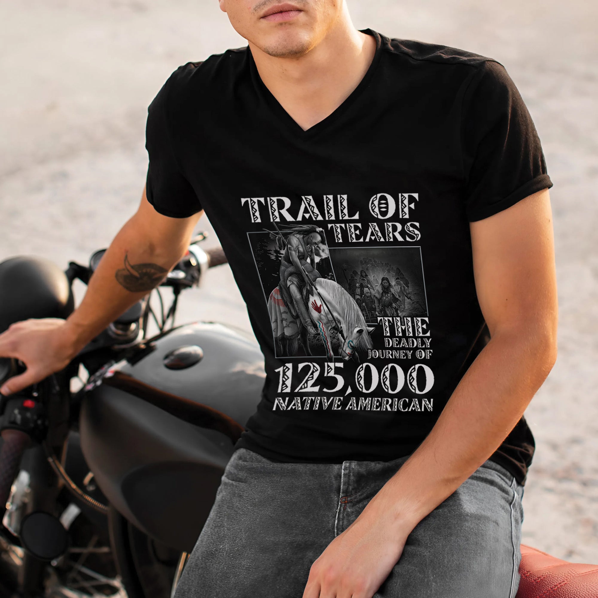 Trail of Tears The Deadly Journey Unisex T-Shirt/T-Shirt V-Neck/Hoodie/Sweatshirt 15