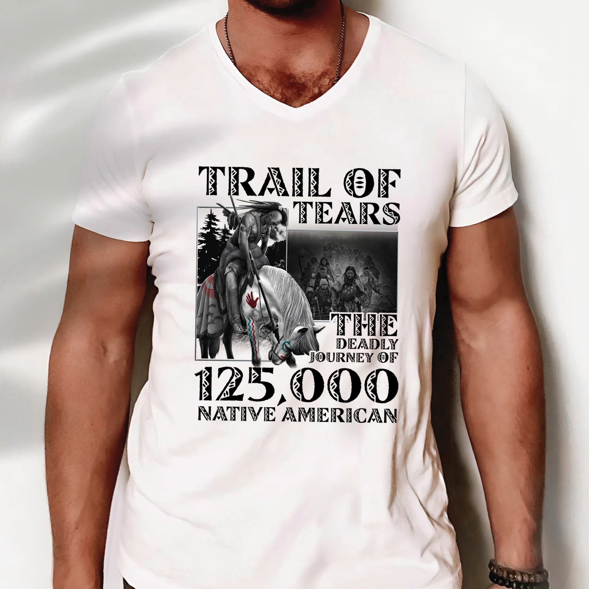 Trail of Tears The Deadly Journey Unisex T-shirt/T-shirt V-Neck/Hoodie/Sweatshirt 15