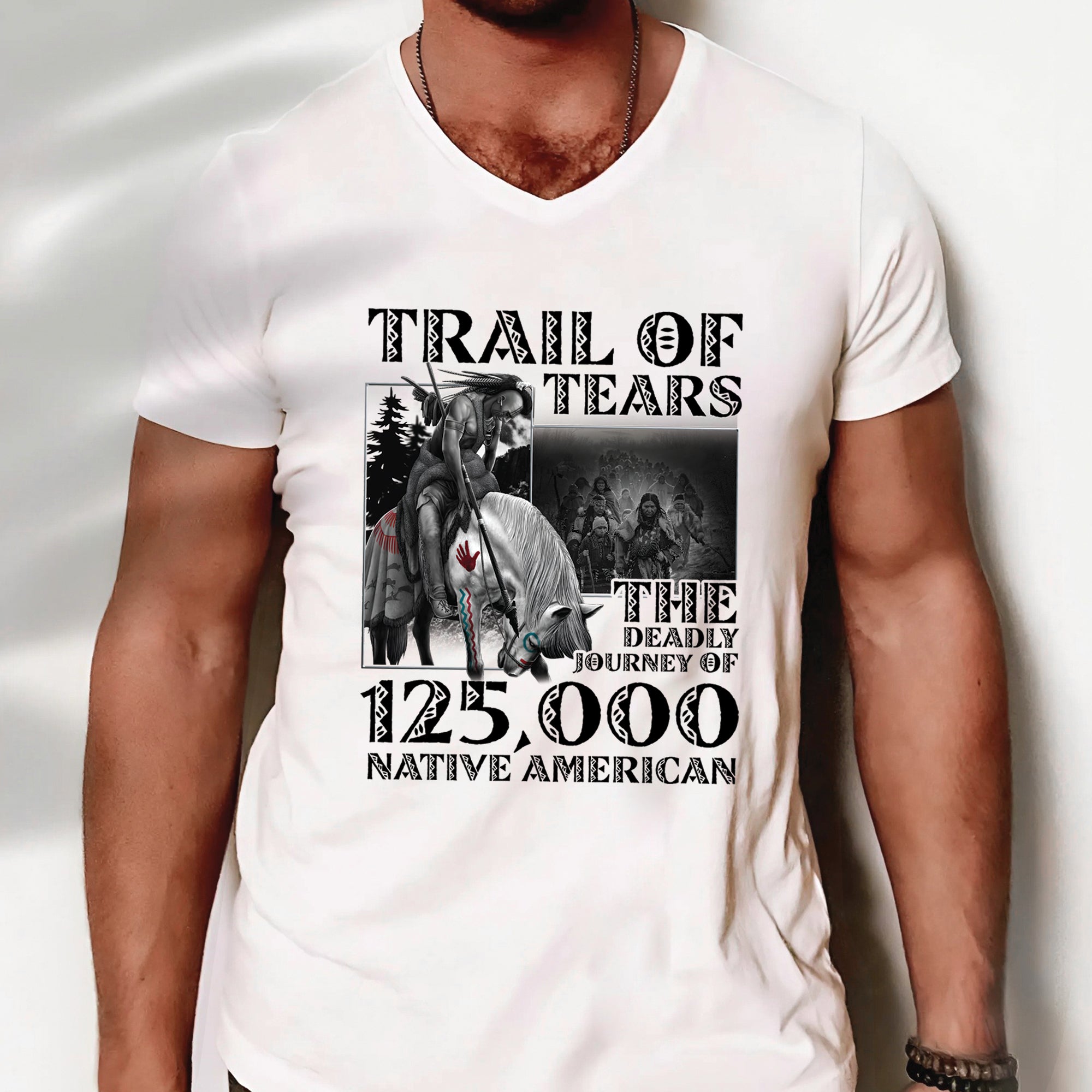 Trail of Tears The Deadly Journey Unisex T-Shirt/T-Shirt V-Neck/Hoodie/Sweatshirt 15