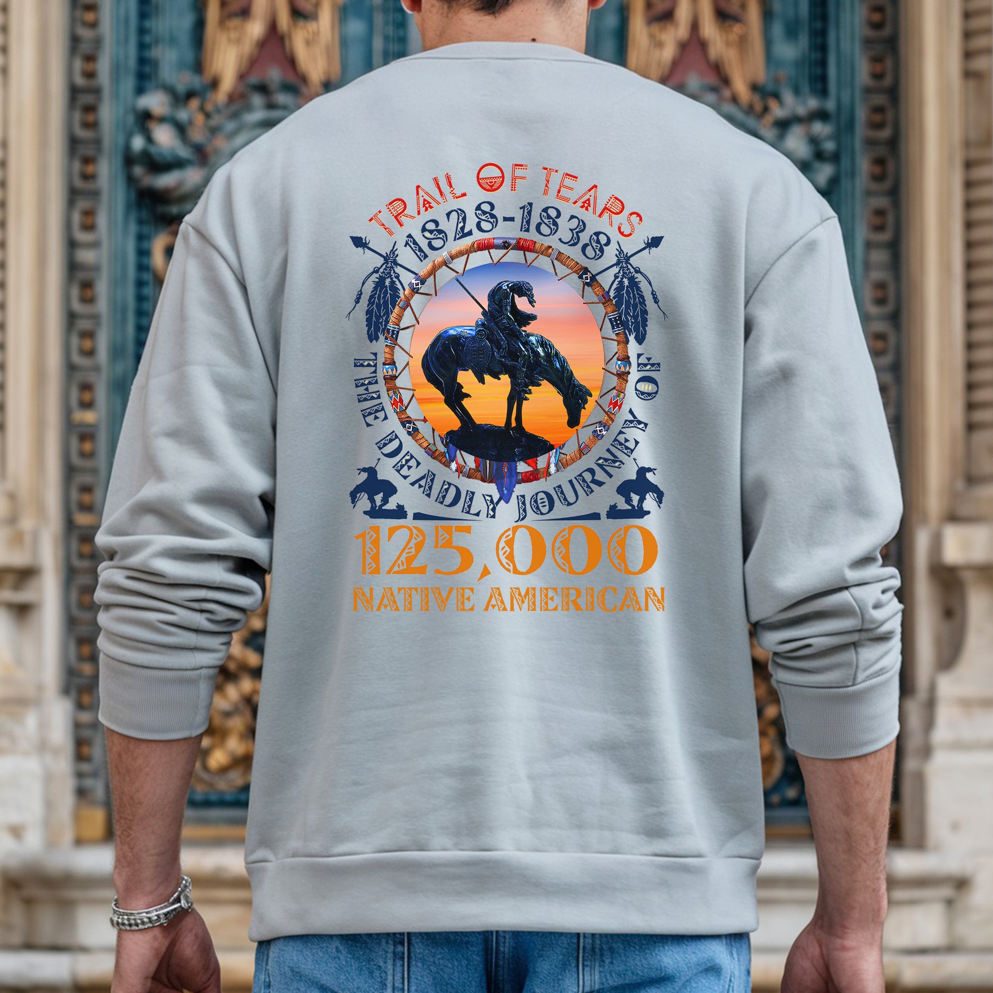 [Two Sides] Trail of Tears The Deadly Journey Unisex T-Shirt/T-Shirt V-Neck/Hoodie/Sweatshirt