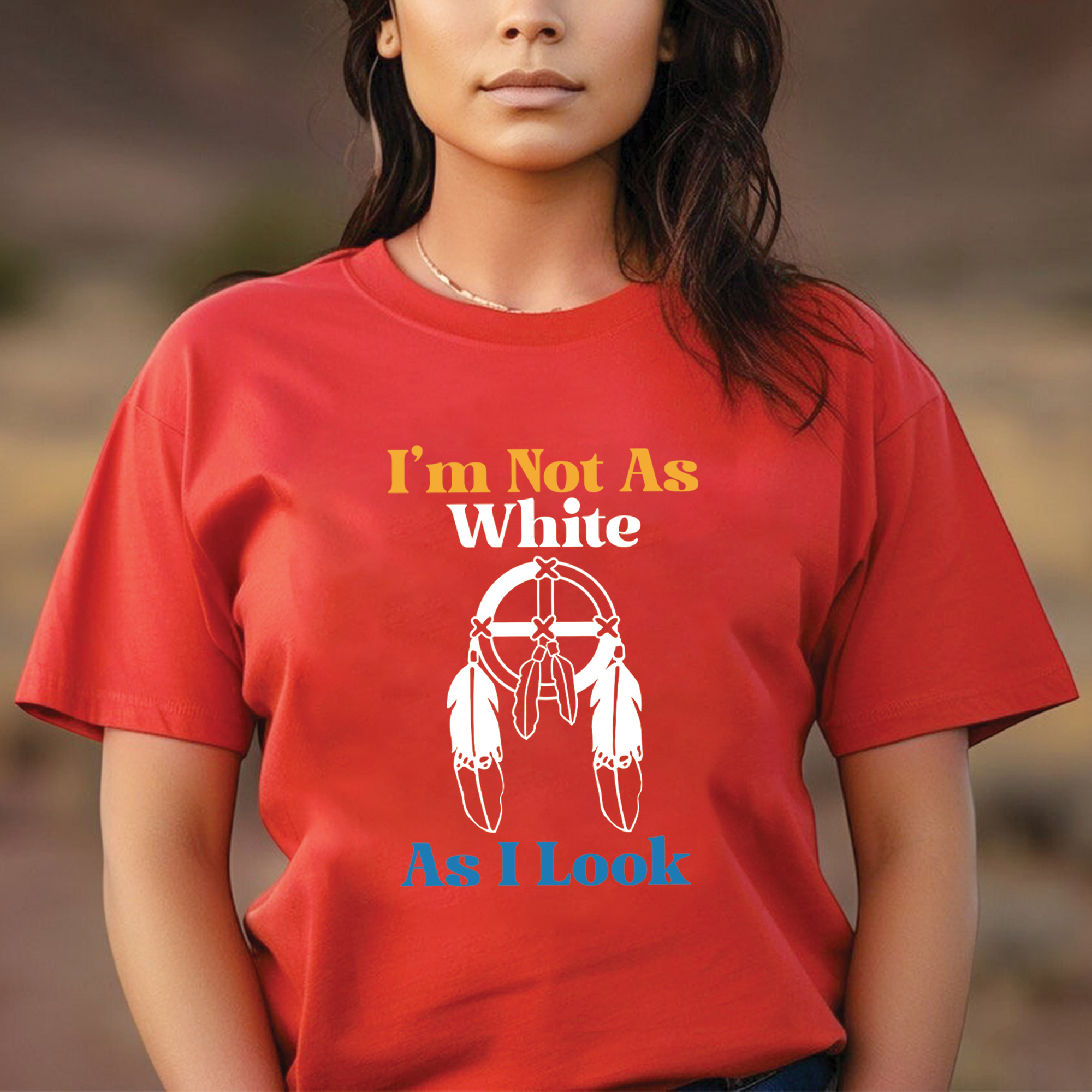 I'm Not As White As I Look Unisex T-Shirt/T-Shirt V-Neck/Hoodie/Sweatshirt