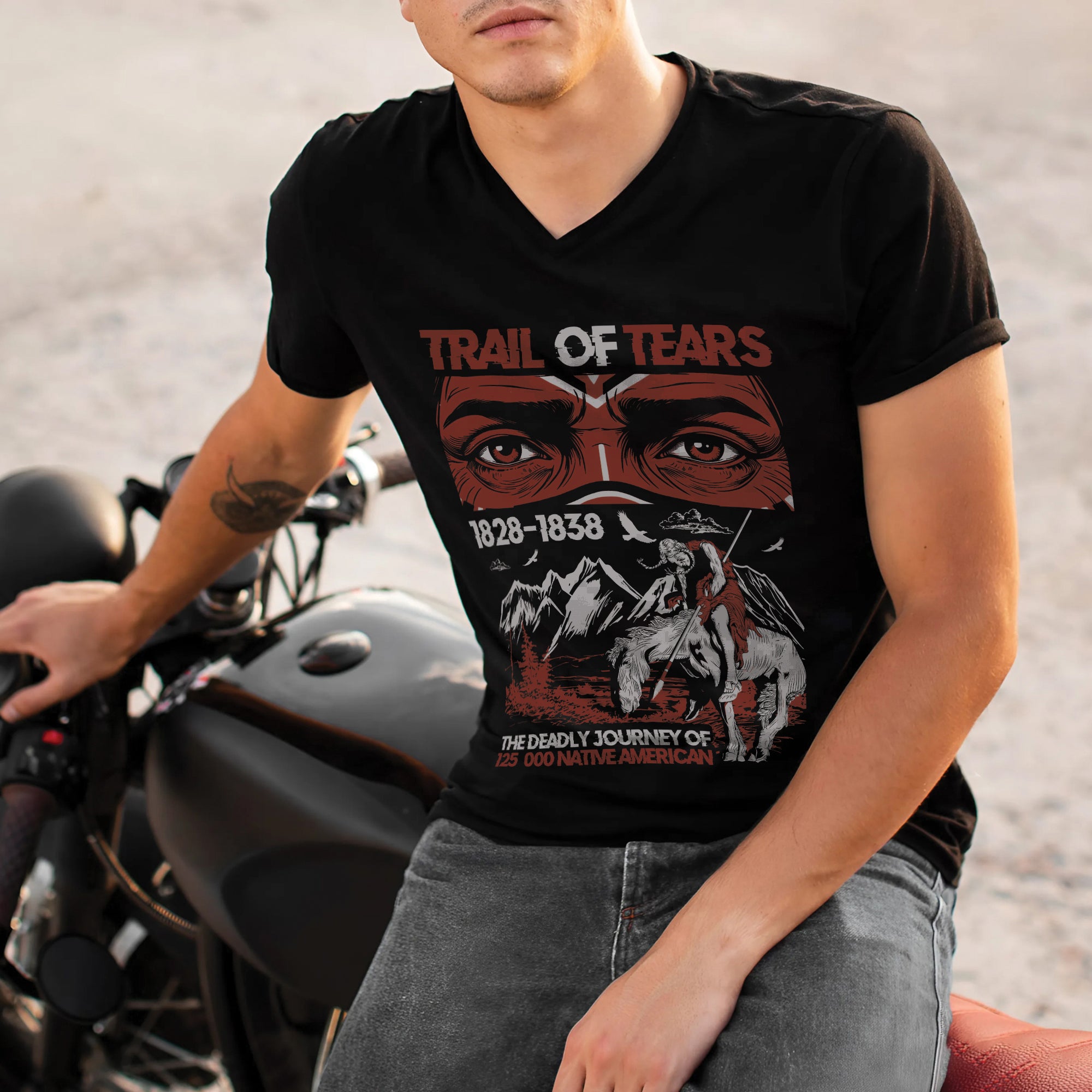 Trail of Tears The Deadly Journey 1928 - 1938 Unisex T-Shirt/T-Shirt V-Neck/Hoodie/Sweatshirt