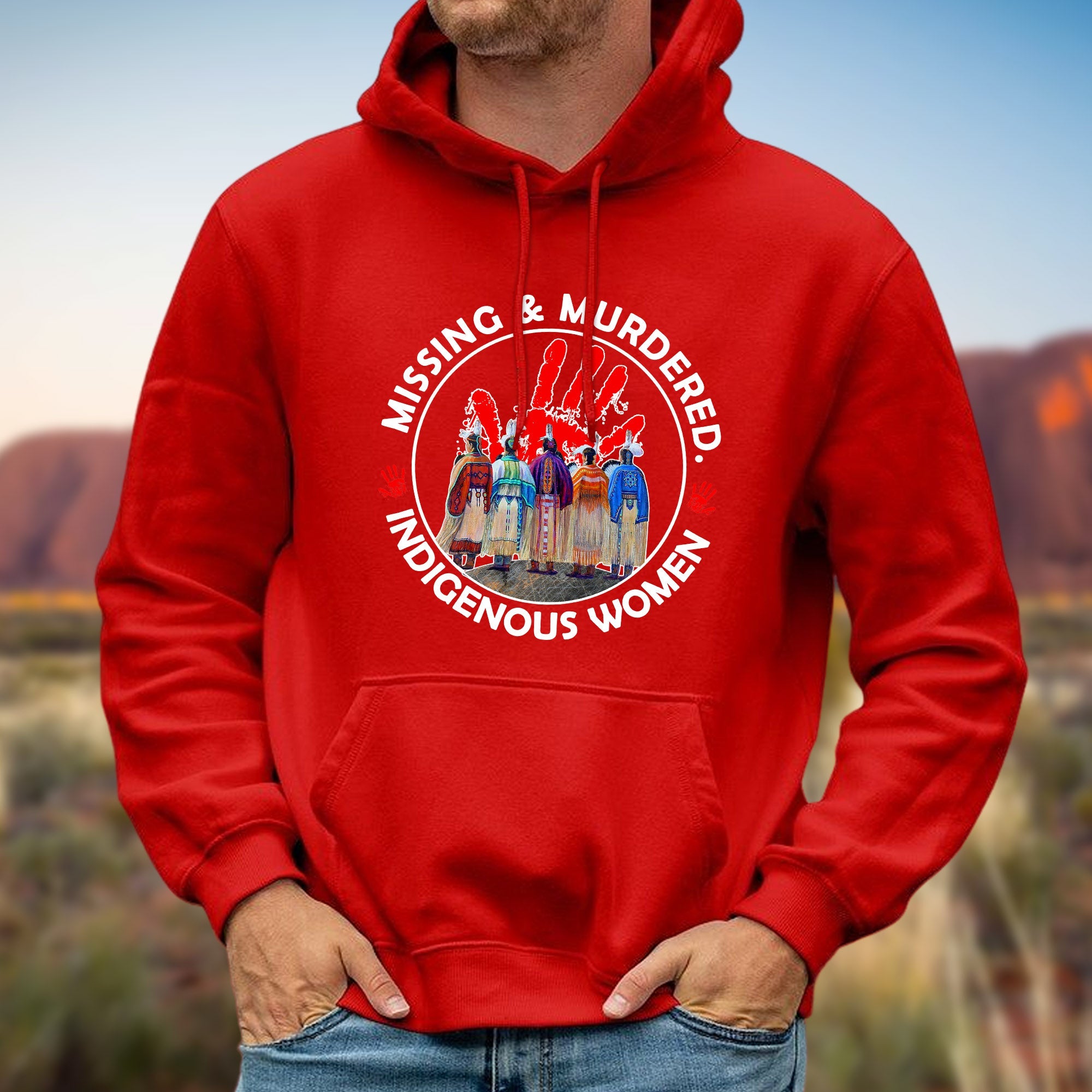 MMIW Red Hand Women Together Unisex T-shirt/Hoodie/Sweatshirt