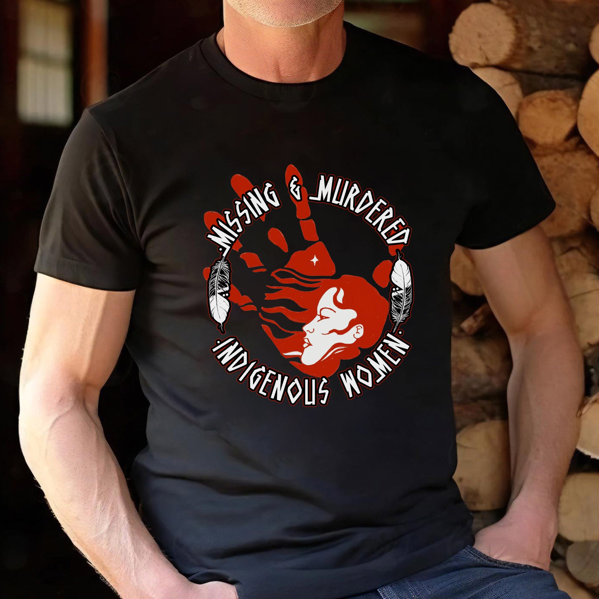 MMIW Red Hand Missing Murdered Indigenous Women Unisex Hoodie/Sweatshirt/T-Shirt