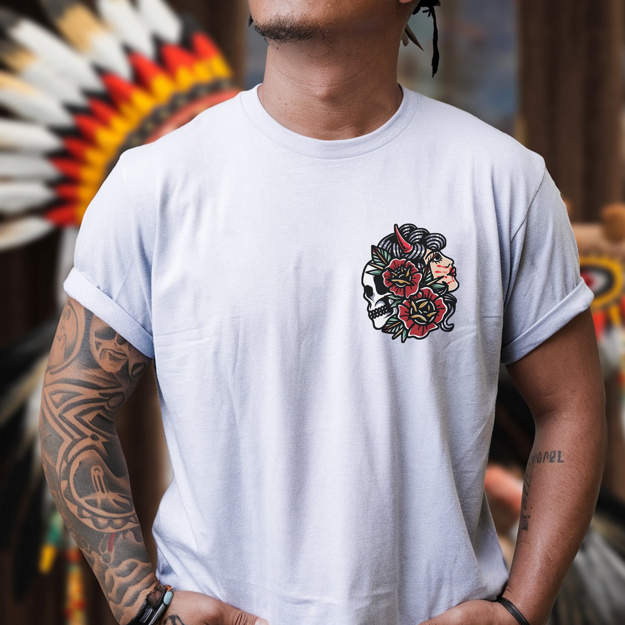 No More Stolen Sisters - Protect Native Women- Unisex T-Shirt/T-Shirt V-Neck/Hoodie/Sweatshirt - Two Sides