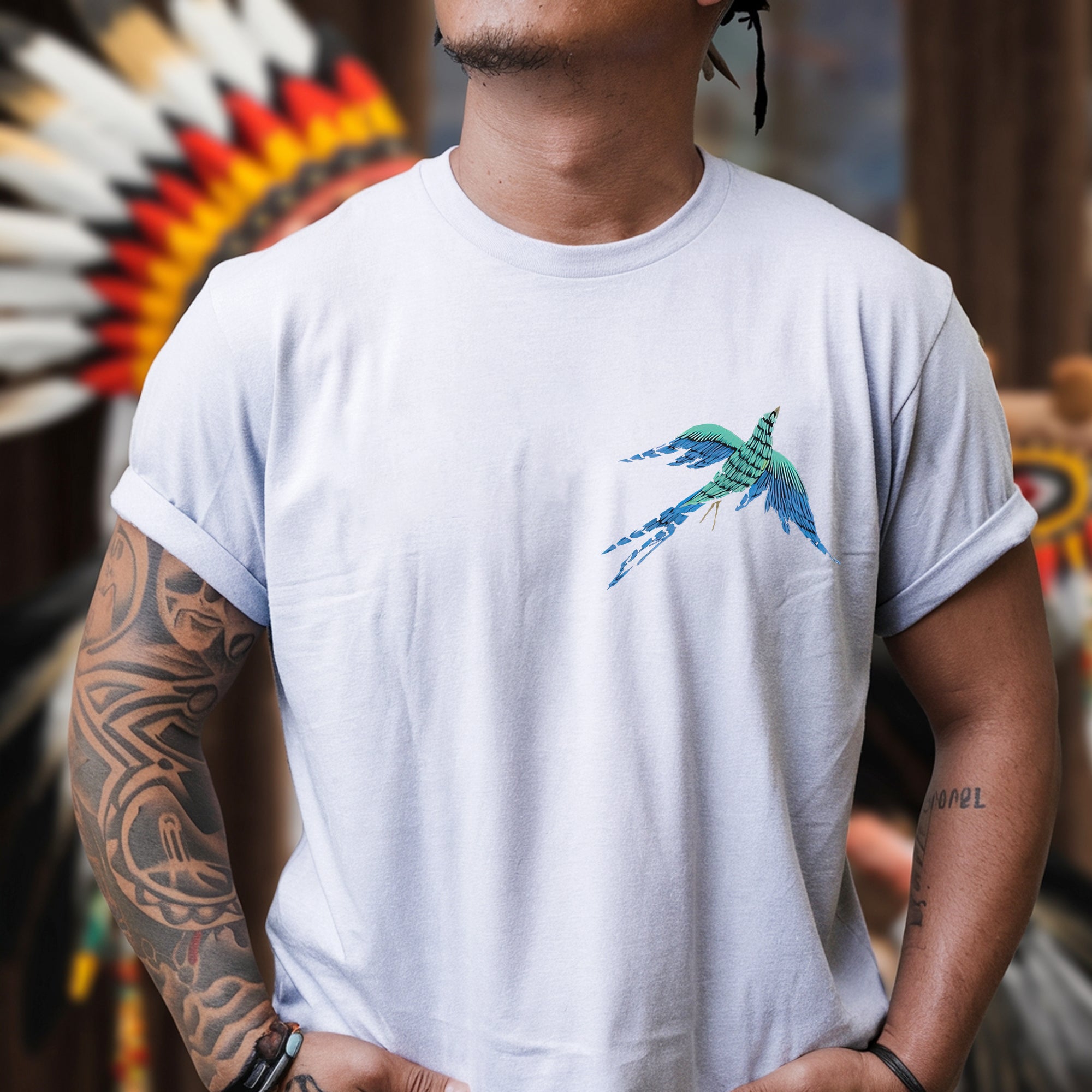 [Two Sides] No One Is Illegal On Stolen Land. We Walk On Native Land Style 10 - Two Sides Unisex T-Shirt/T-Shirt V-Neck/Hoodie/Sweatshirt