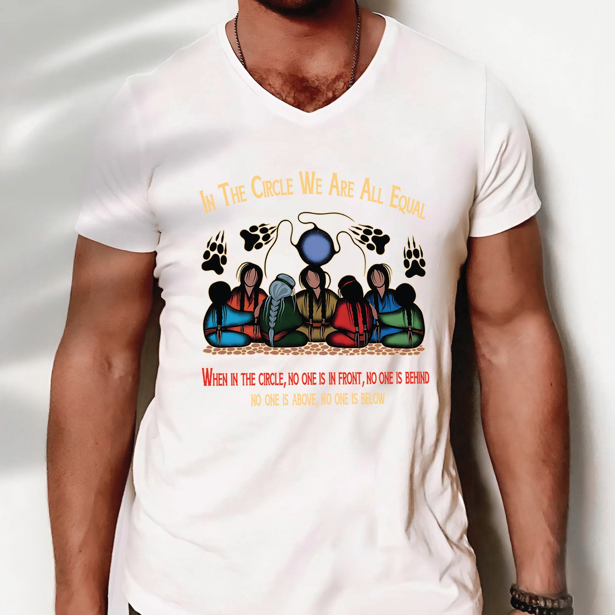 In The Circle We Are All Equal Unisex T-Shirt/T-Shirt V-Neck/Hoodie/Sweatshirt
