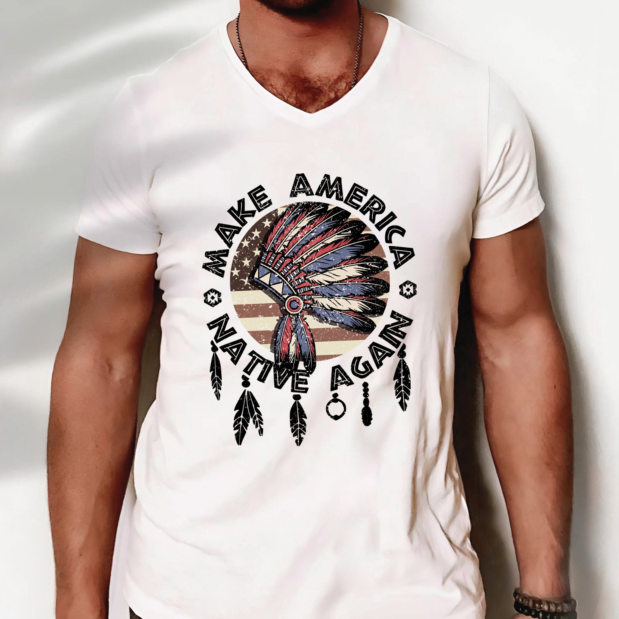 Make America Native Again Unisex T-Shirt/T-Shirt V-Neck/Hoodie/Sweatshirt