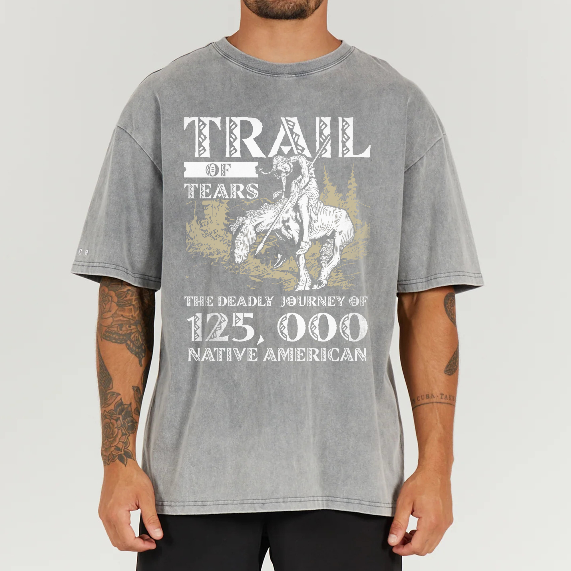 Trail of Tears Unisex Mineral Washed T-Shirt