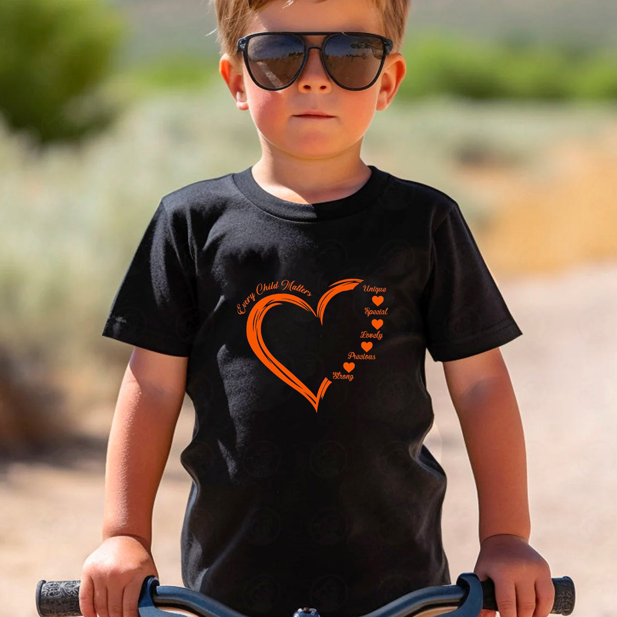 Every Child Matters Orange Heart Native American Unisex T-Shirt/Hoodie/Sweatshirt - Custom Design
