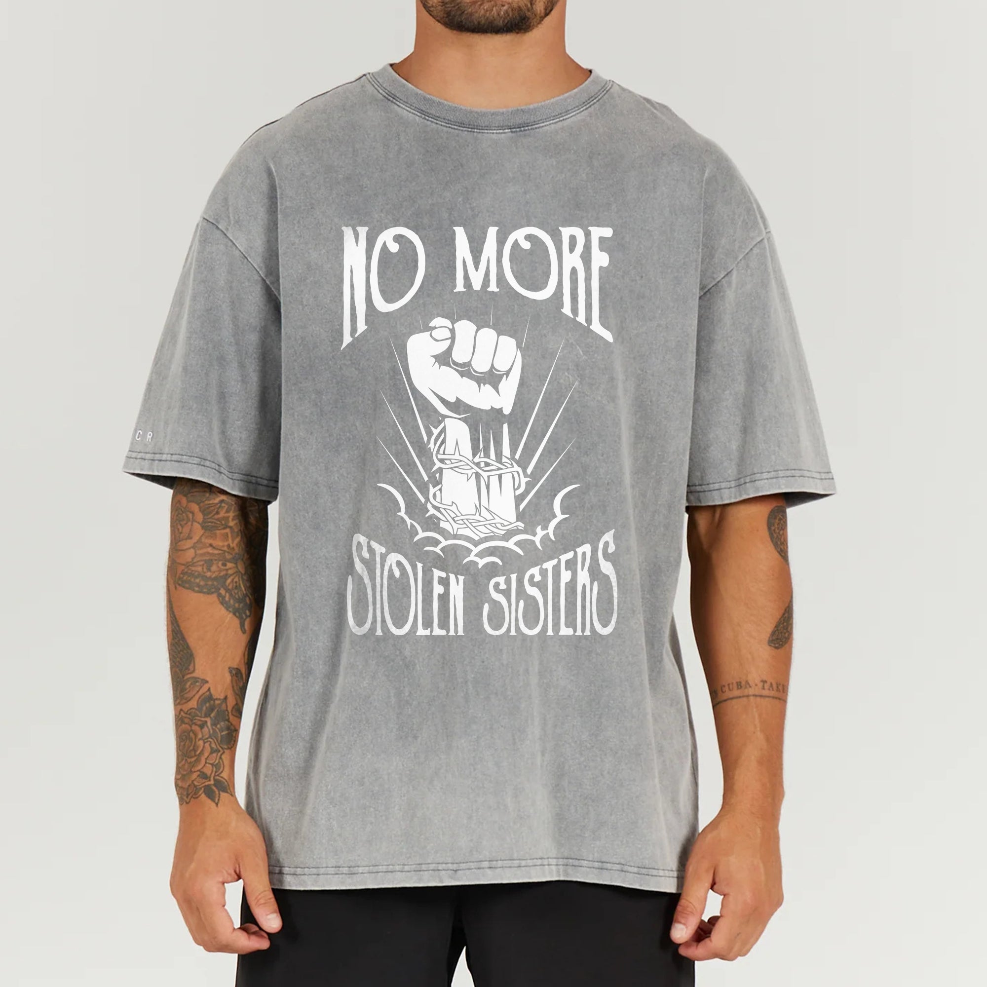No More Stolen Sisters - Unisex Mineral Washed T-shirt