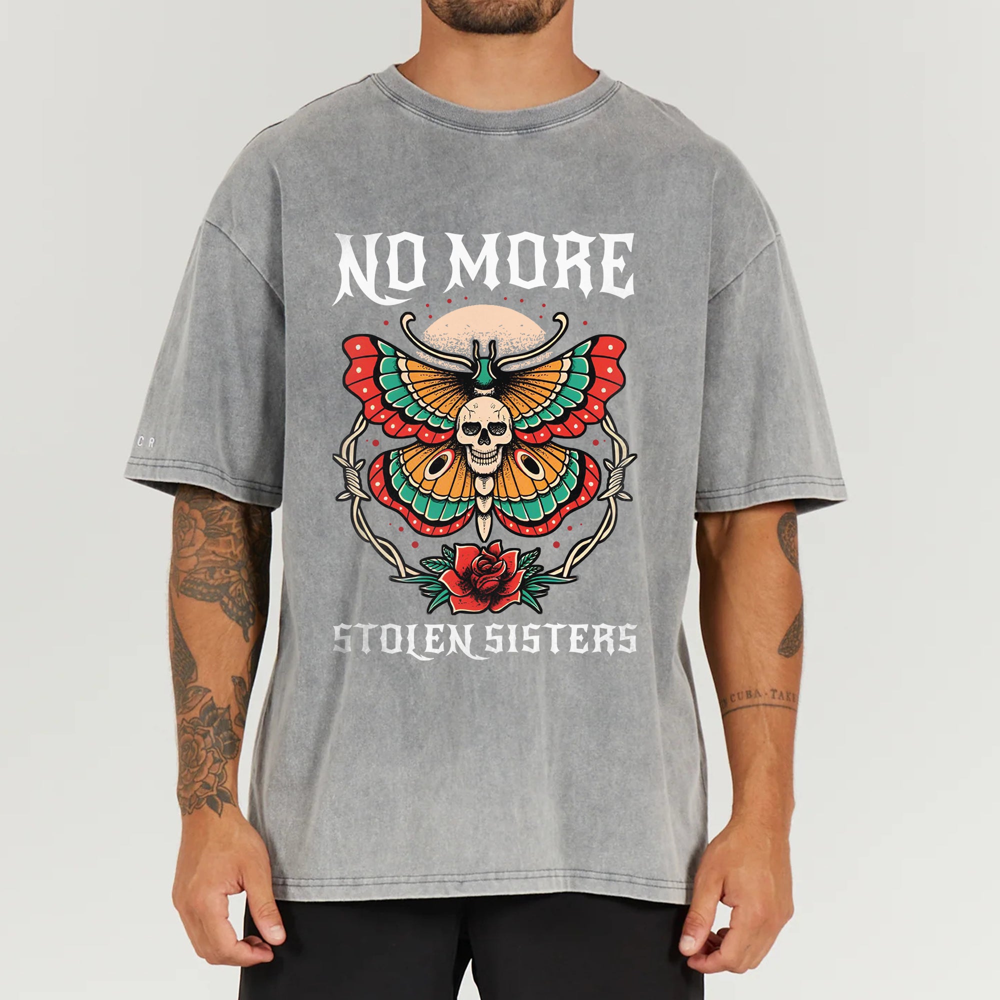 No More Stolen Sisters – Unisex Mineral Washed T-Shirt