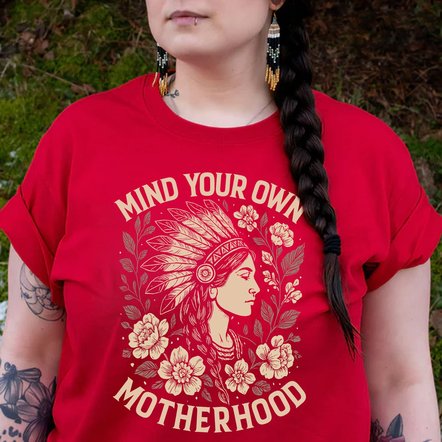 Mind Your Own Motherhood - One Side Unisex Style 4 T-Shirt/T-Shirt V-Neck/Hoodie/Sweatshirt