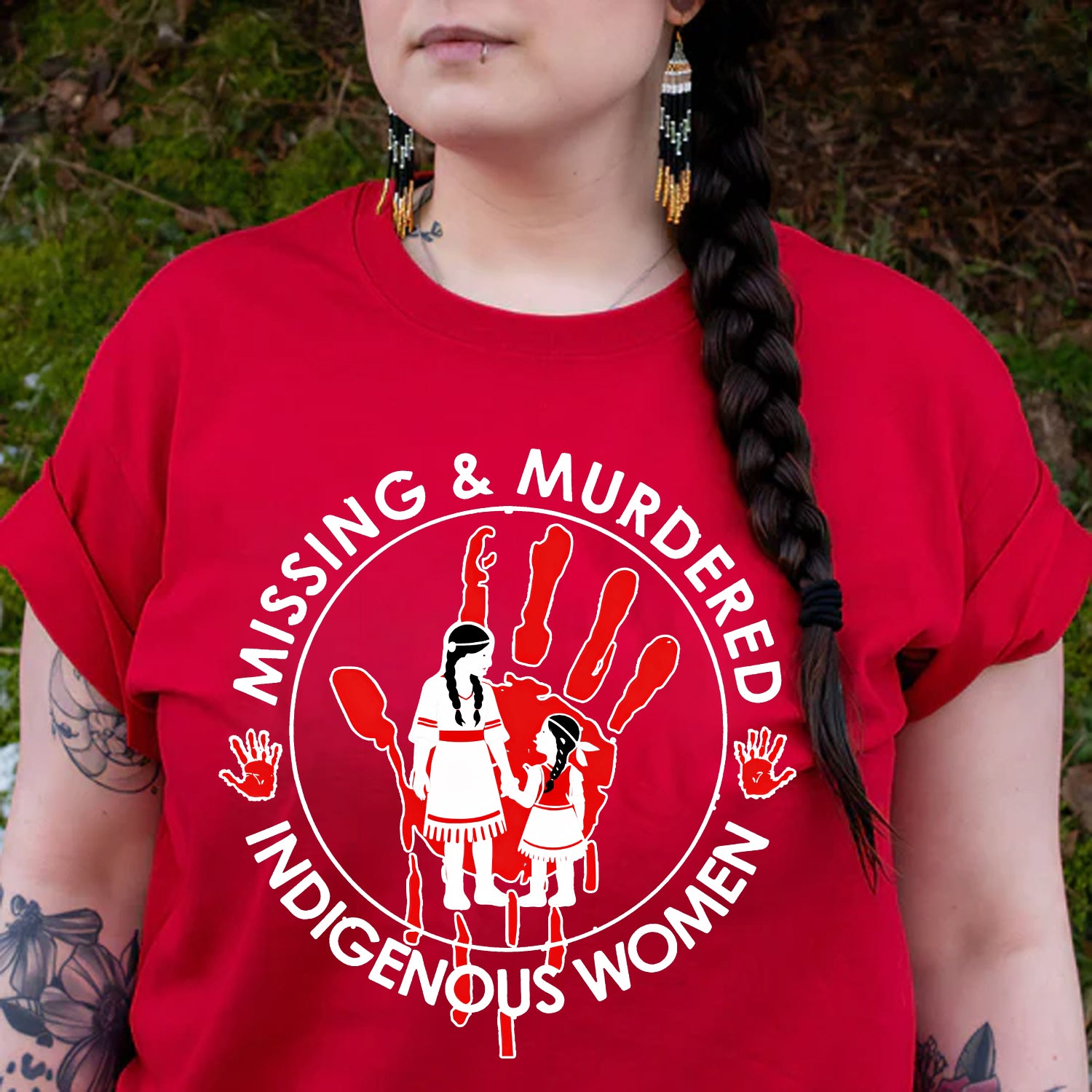 Missing and Murdered Indigenous Women Unisex T-shirt/T-shirt V-Neck/Hoodie/Sweatshirt - N335