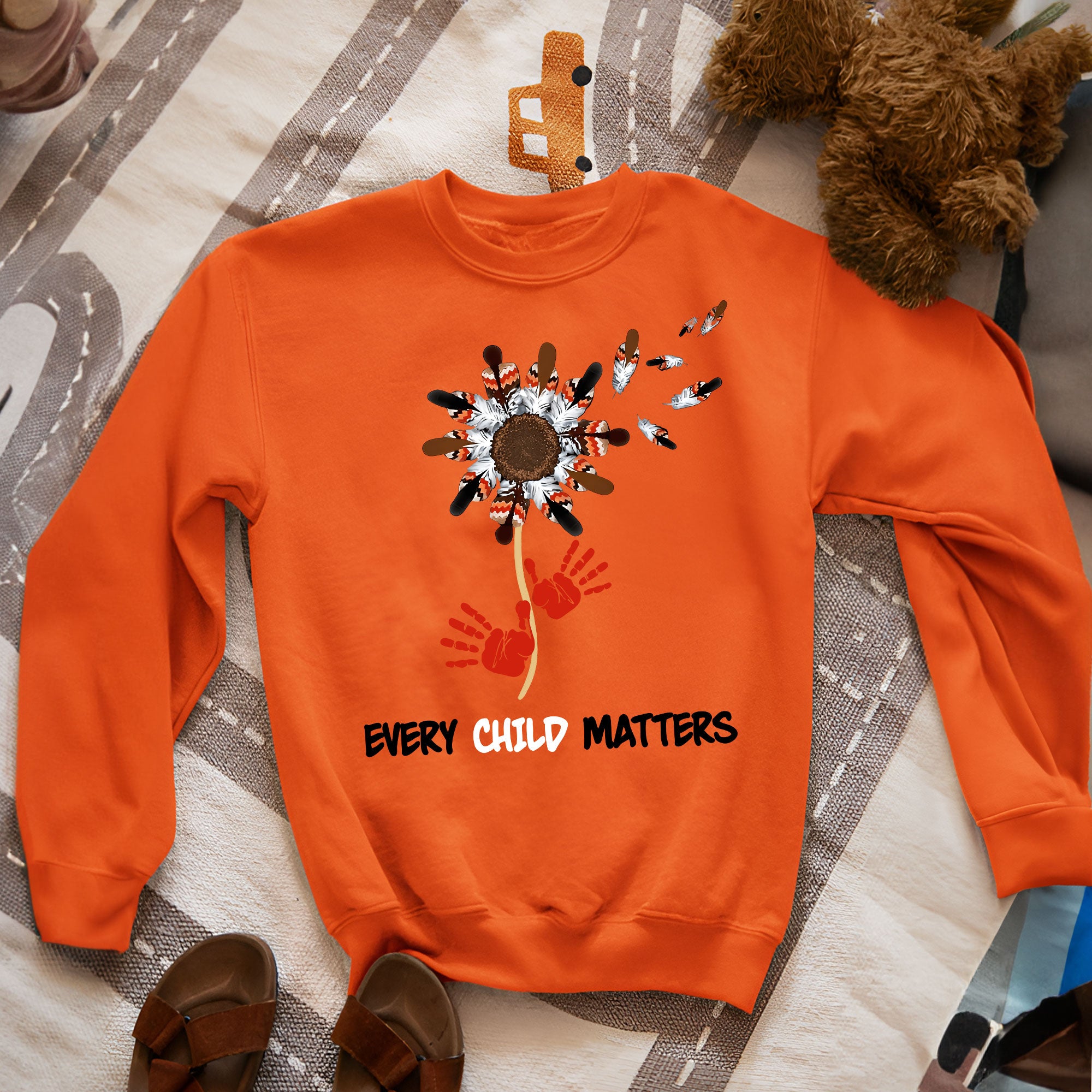 Every Child Matter Native Feathered Spirit Native American Unisex T-Shirt/Hoodie/Sweatshirt