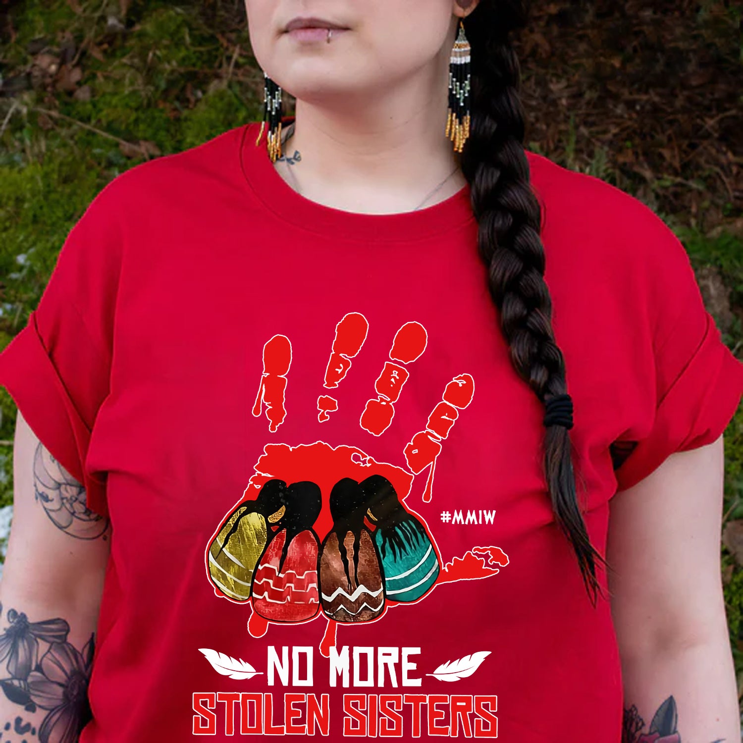 No More Stolen Sisters WC36 - Unisex T-Shirt/T-Shirt V-Neck/Hoodie/Sweatshirt