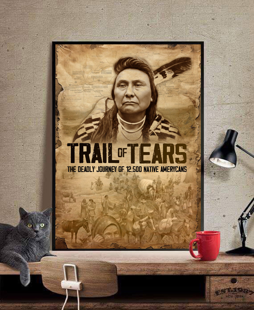 Native Spirit - Trail Of Tears Artwork Poster