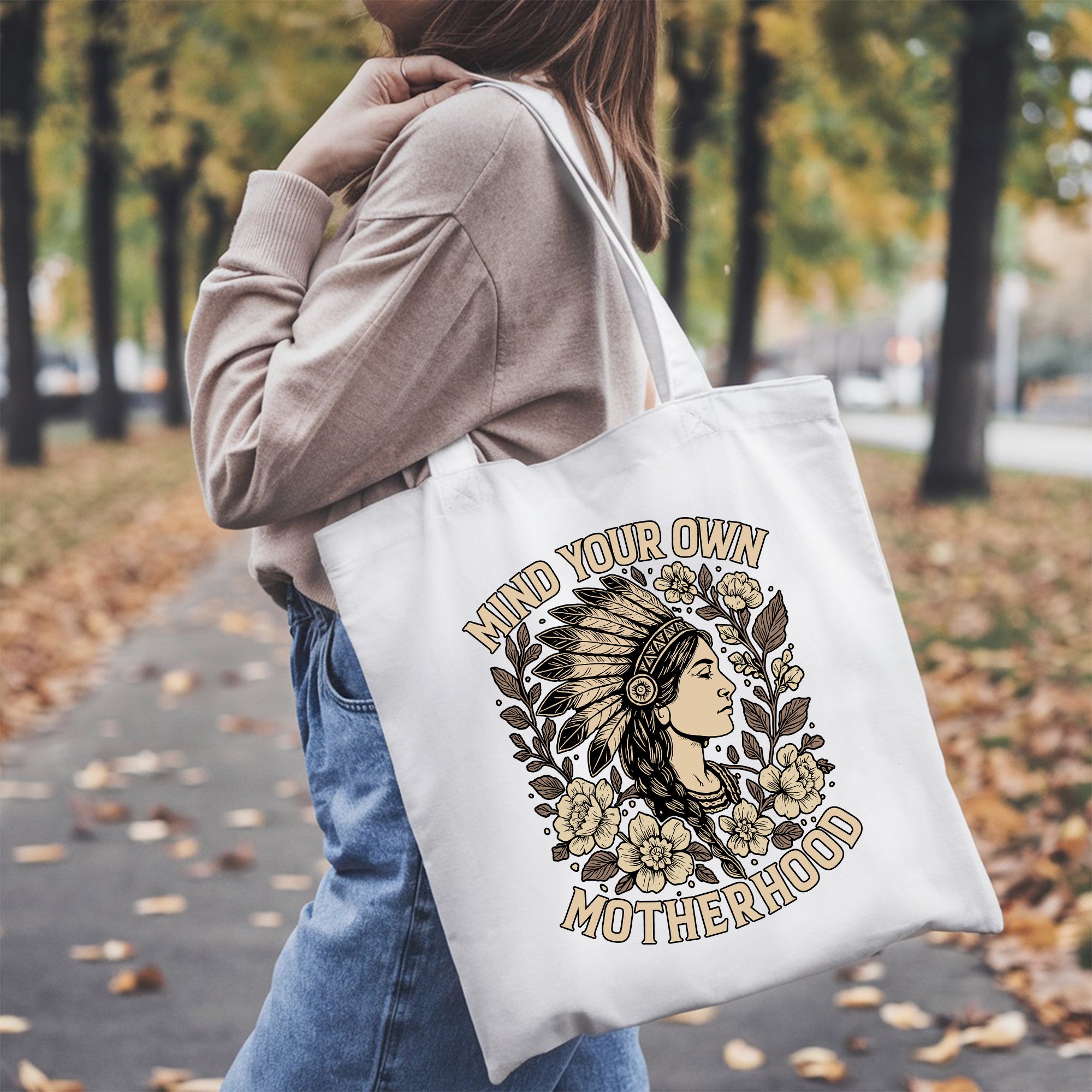 Mind Your Own Motherhood - Tote Bag Style 4