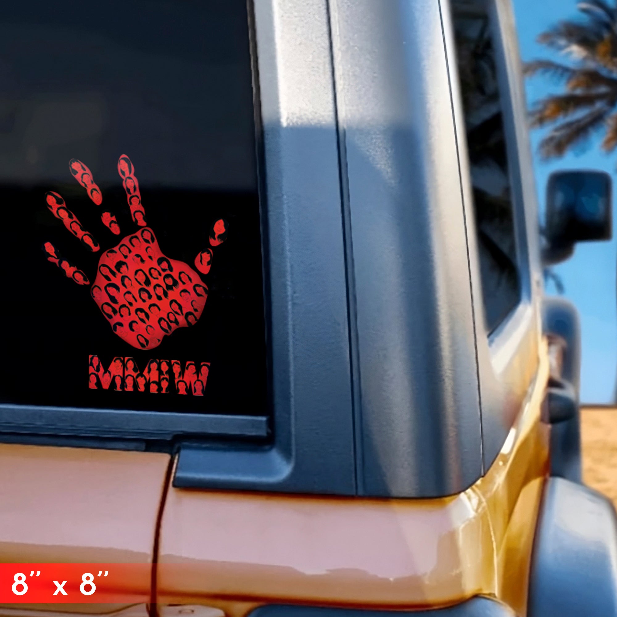 Decal Portraits of Missing And Murdered Indigenous Women and Girls