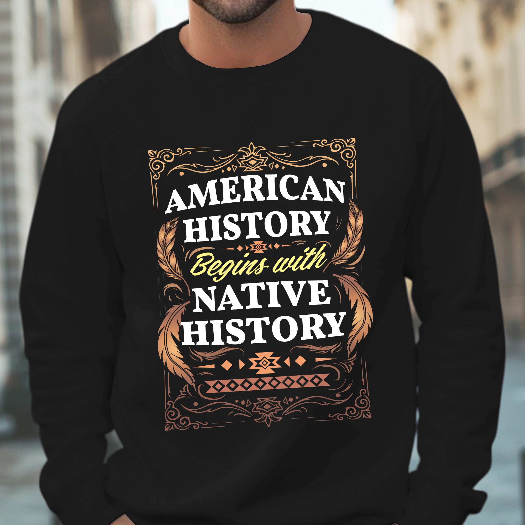 American History Begins with Native History Unisex T-Shirt/T-Shirt V-Neck/Hoodie/Sweatshirt