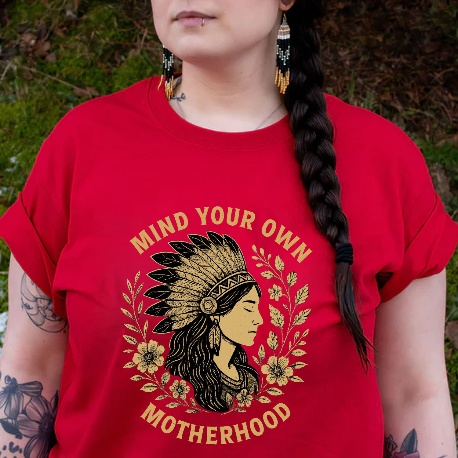 Mind Your Own Motherhood - One Side Unisex Style 2 T-Shirt/T-Shirt V-Neck/Hoodie/Sweatshirt